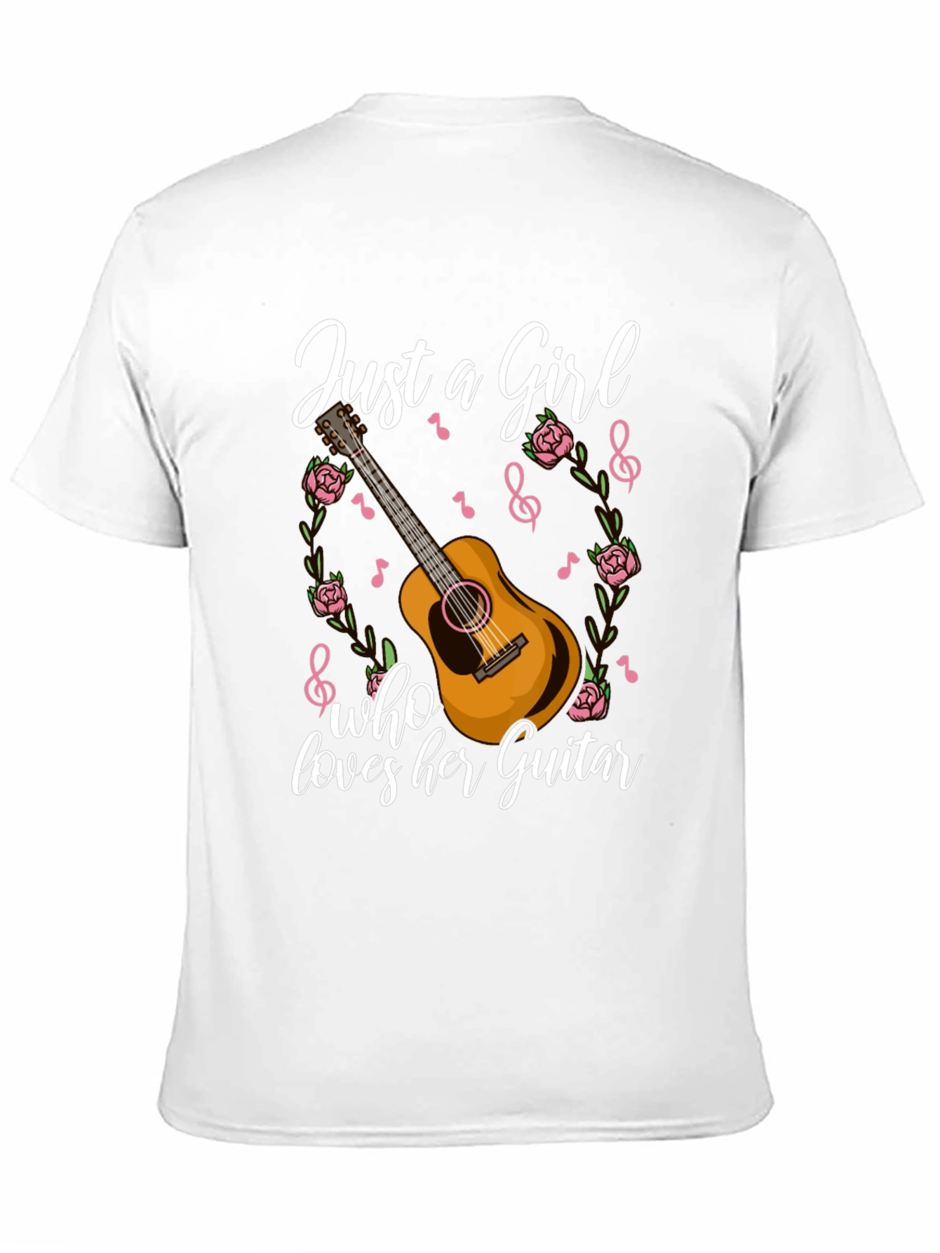 Just A Girl Who Loves Her Guitar T-Shirt