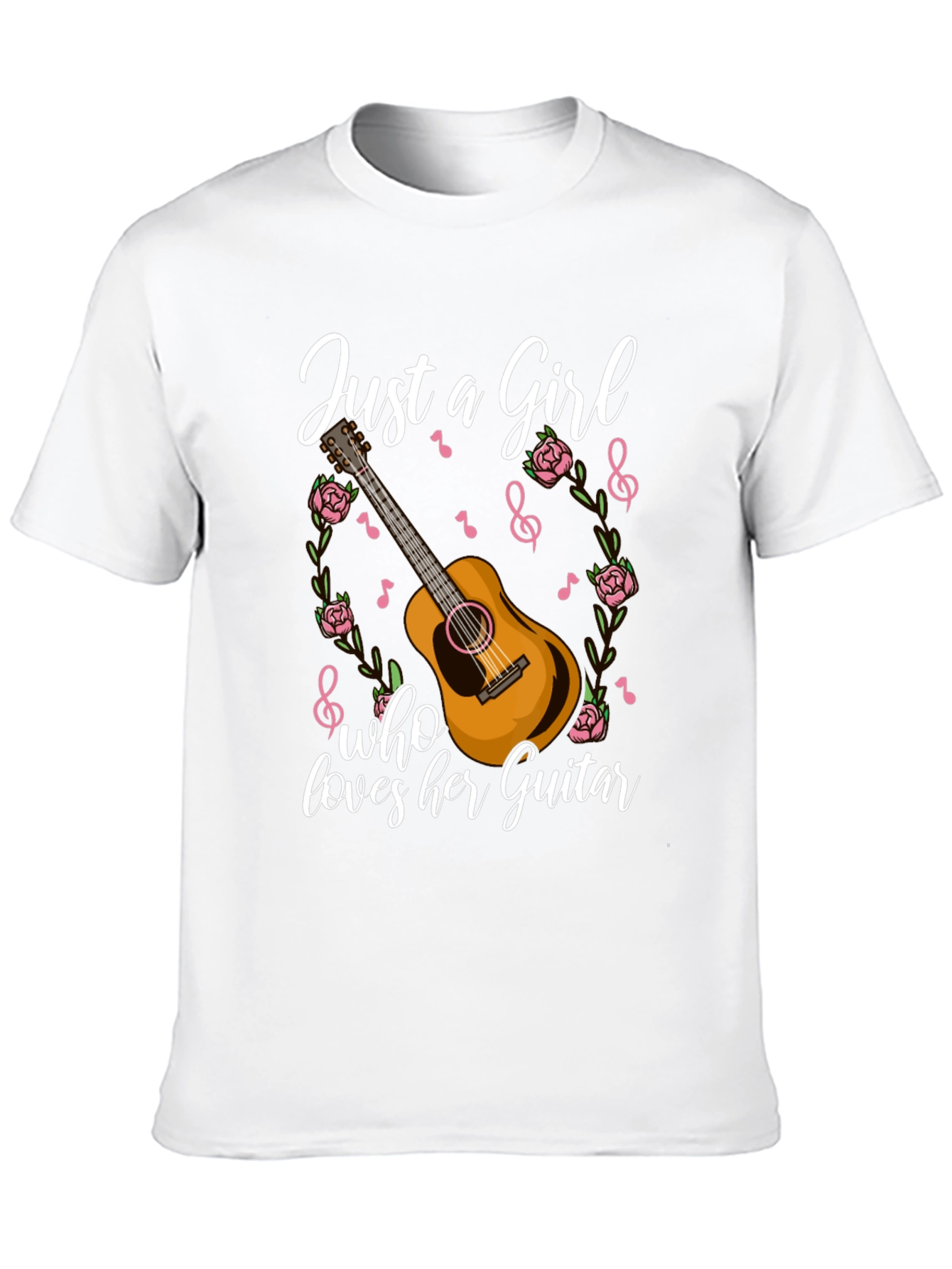 Just A Girl Who Loves Her Guitar T-Shirt