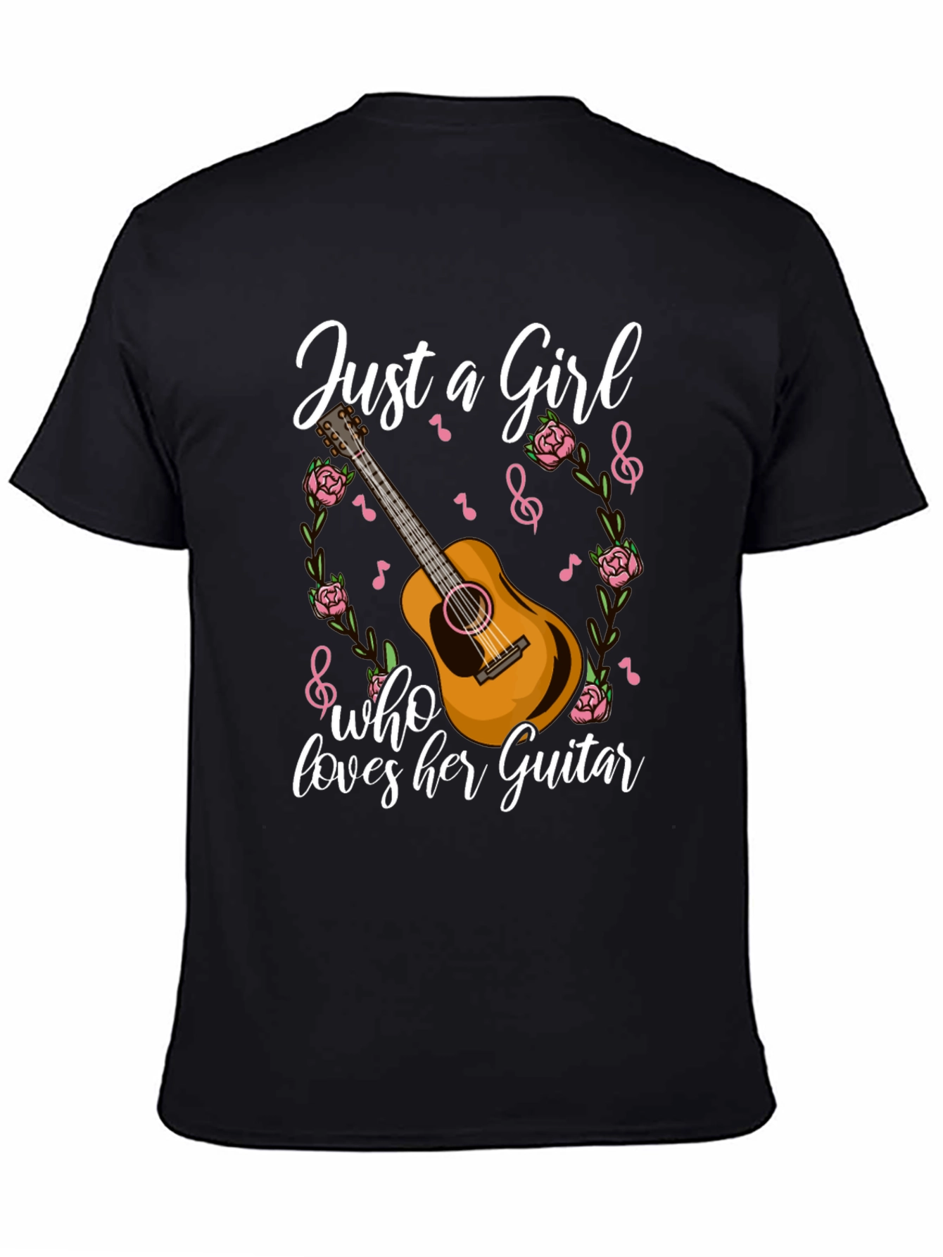 Just A Girl Who Loves Her Guitar T-Shirt