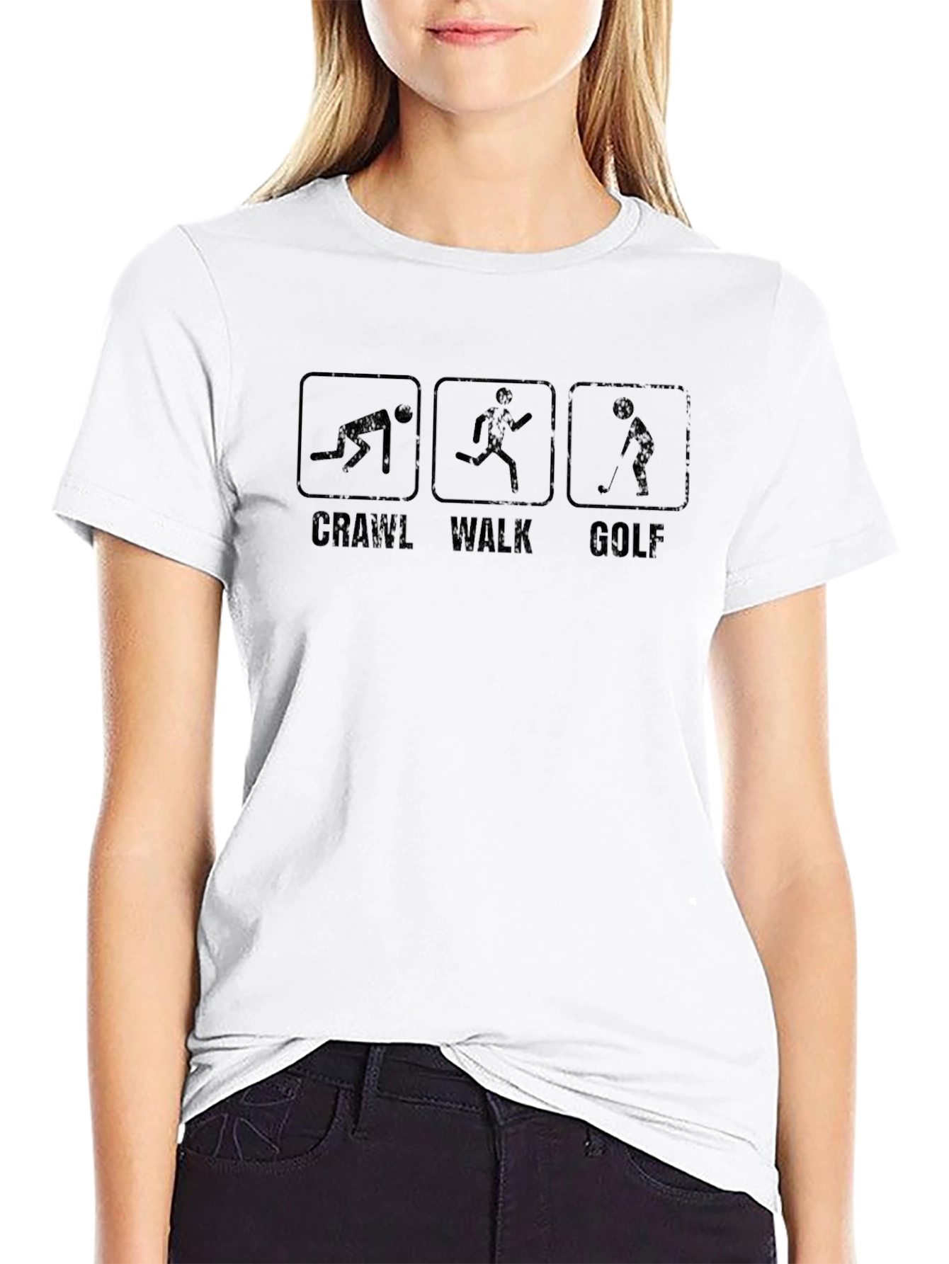 Crawl Walk Golf T-Shirt