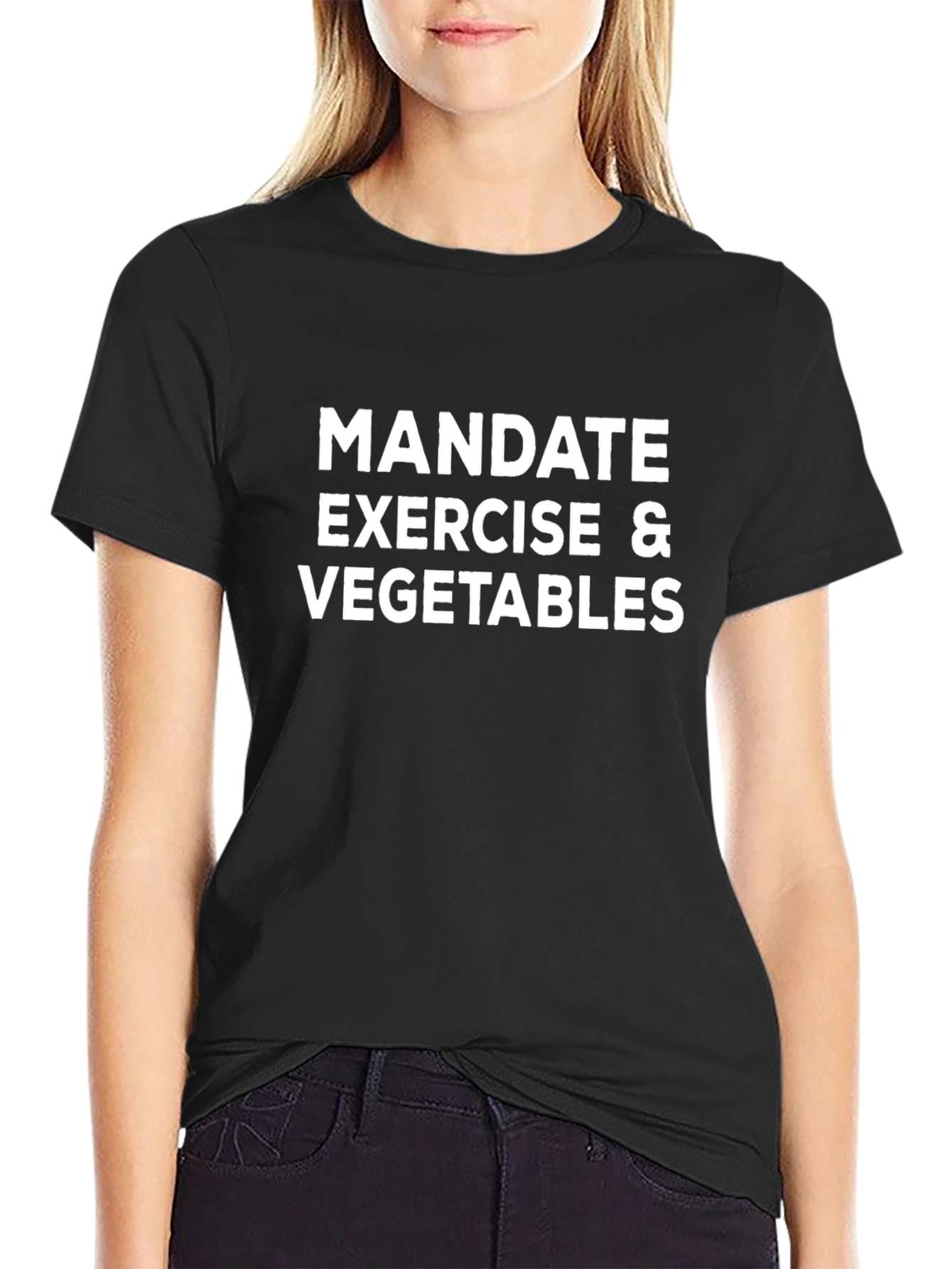 Mandate Exercise & Vegetables Graphic Tee