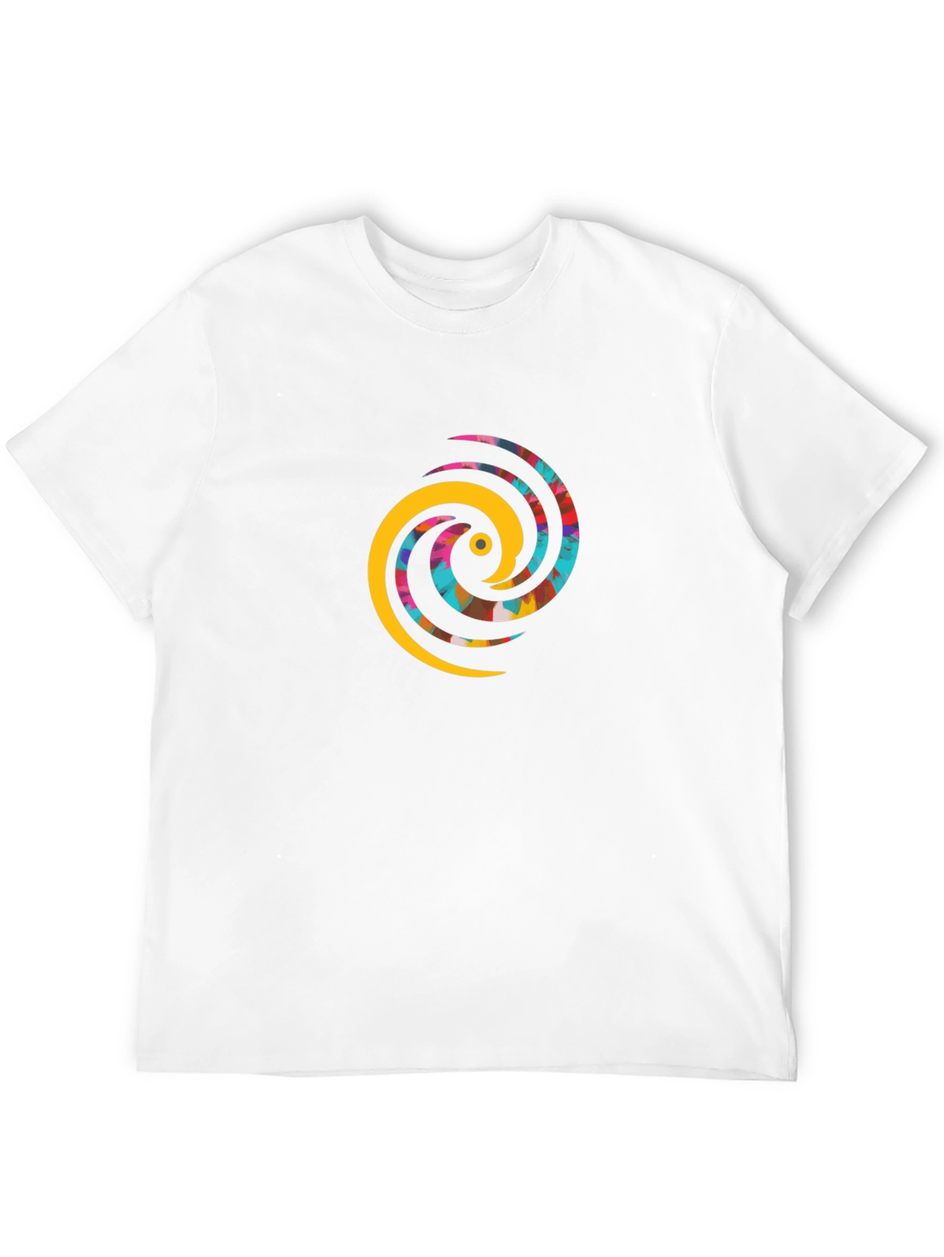 Abstract Swirl Graphic T-Shirt