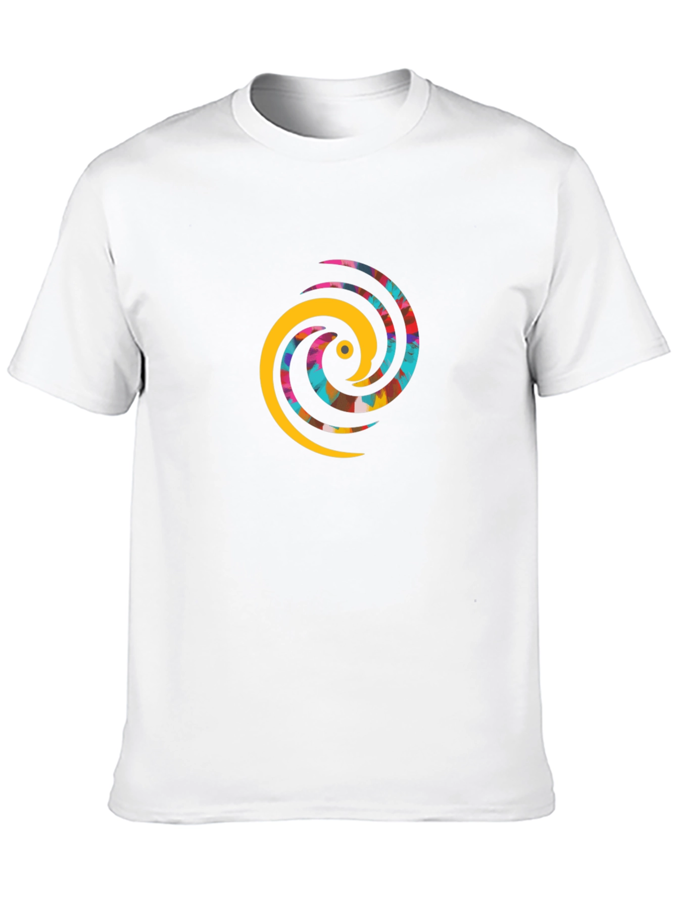 Abstract Swirl Graphic T-Shirt