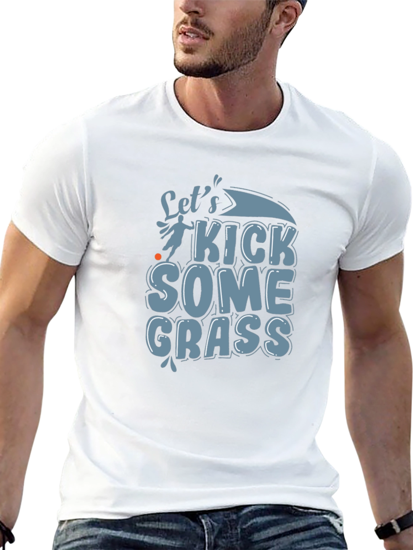 Lets Kick Some Grass Graphic Tee
