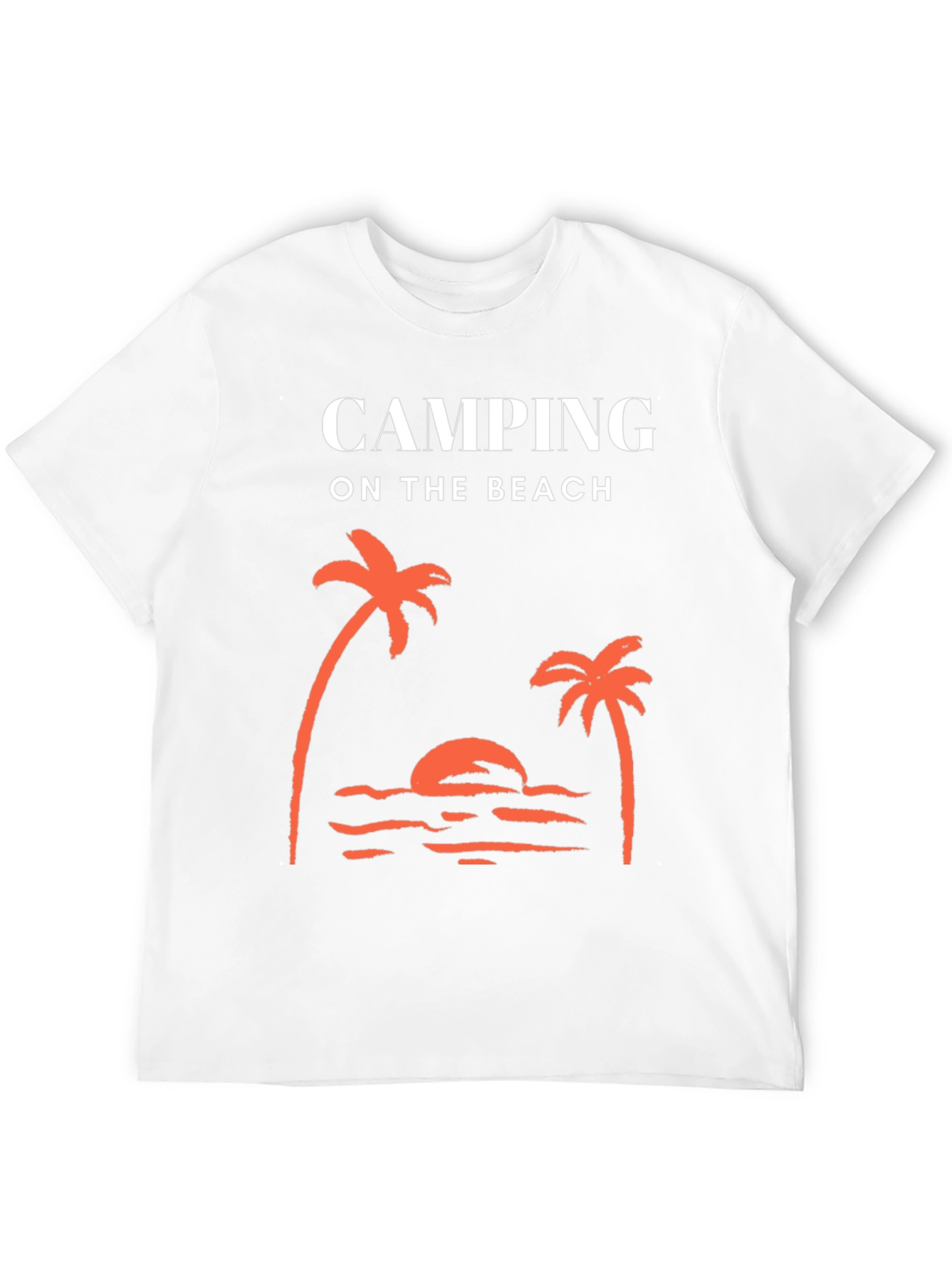 Camping on the Beach Graphic Tee