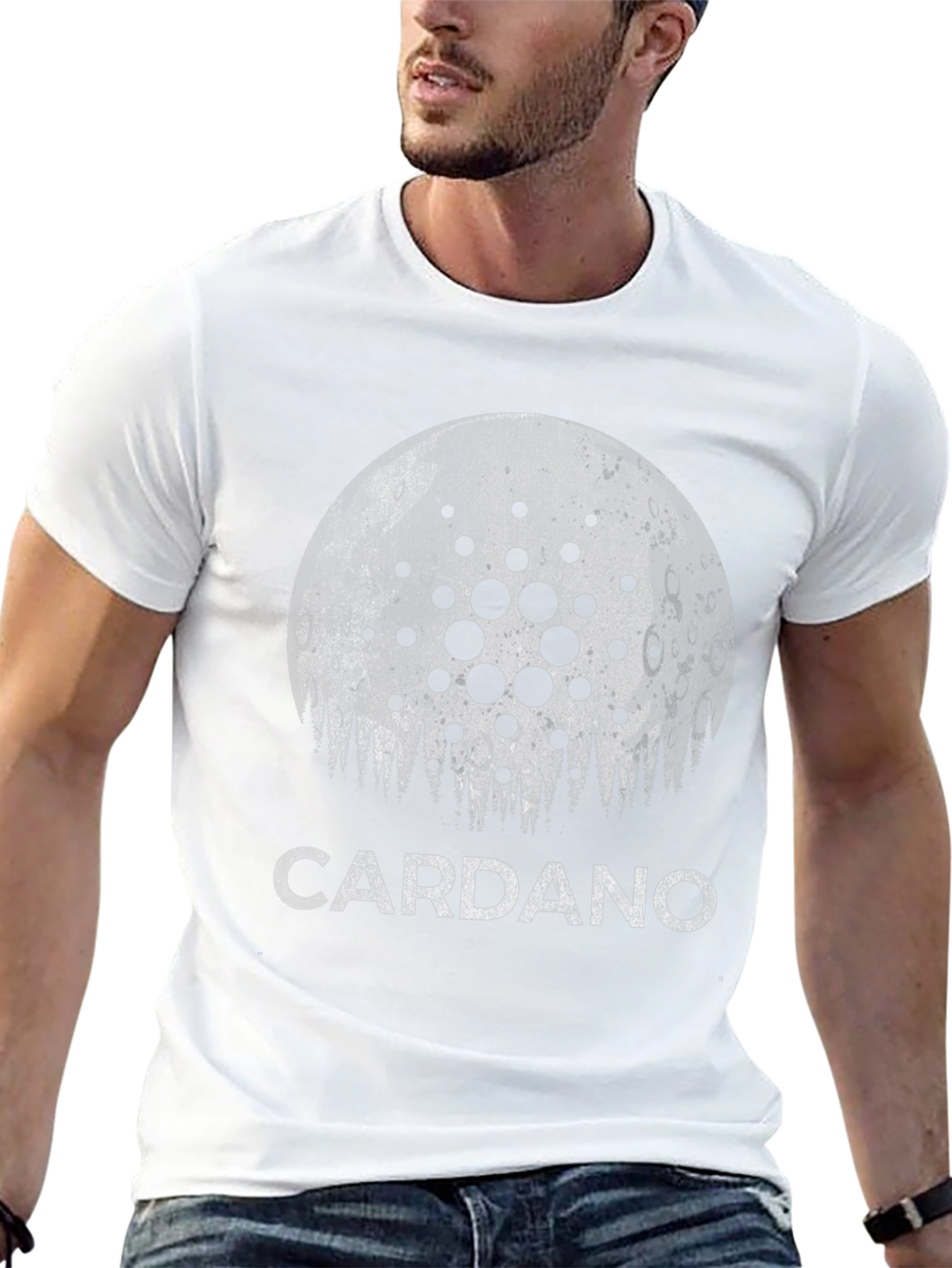 Cardano Crypto Graphic T-Shirt - Black