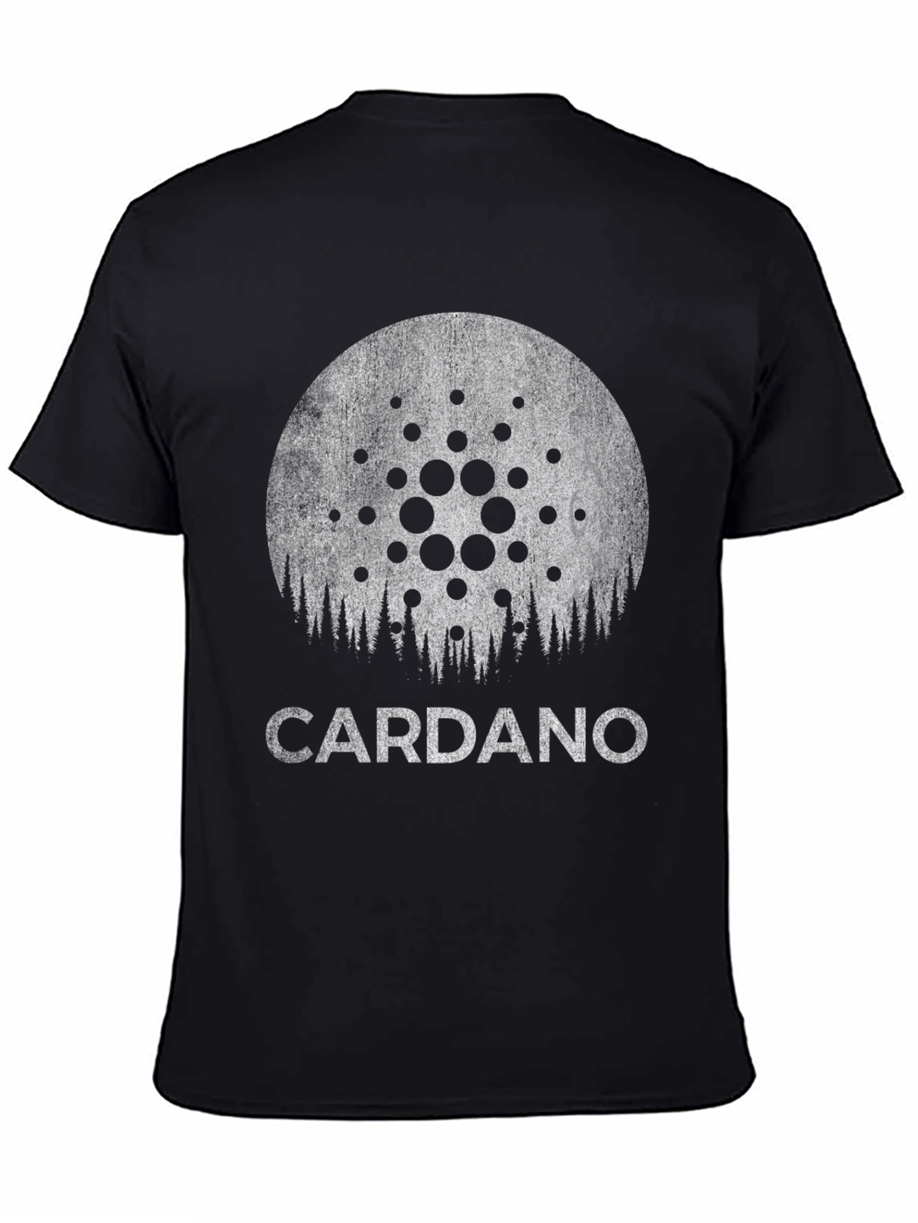 Cardano Crypto Graphic T-Shirt - Black