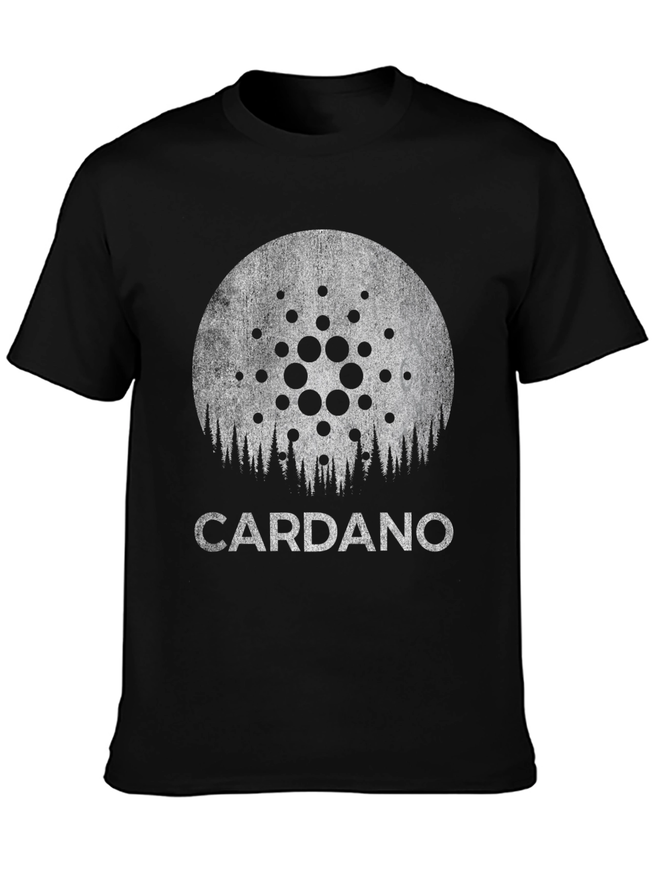 Cardano Crypto Graphic T-Shirt - Black