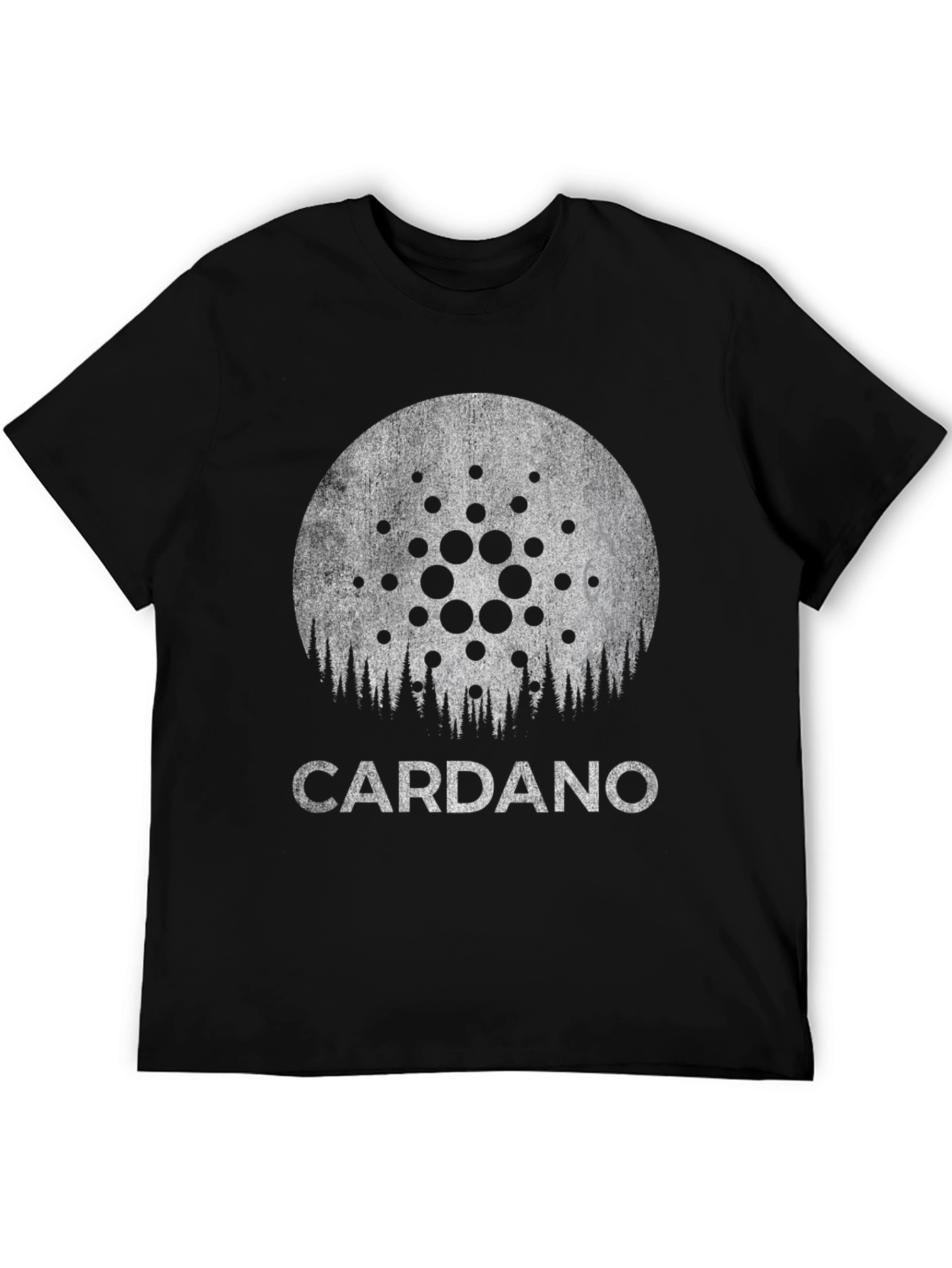 Cardano Crypto Graphic T-Shirt - Black