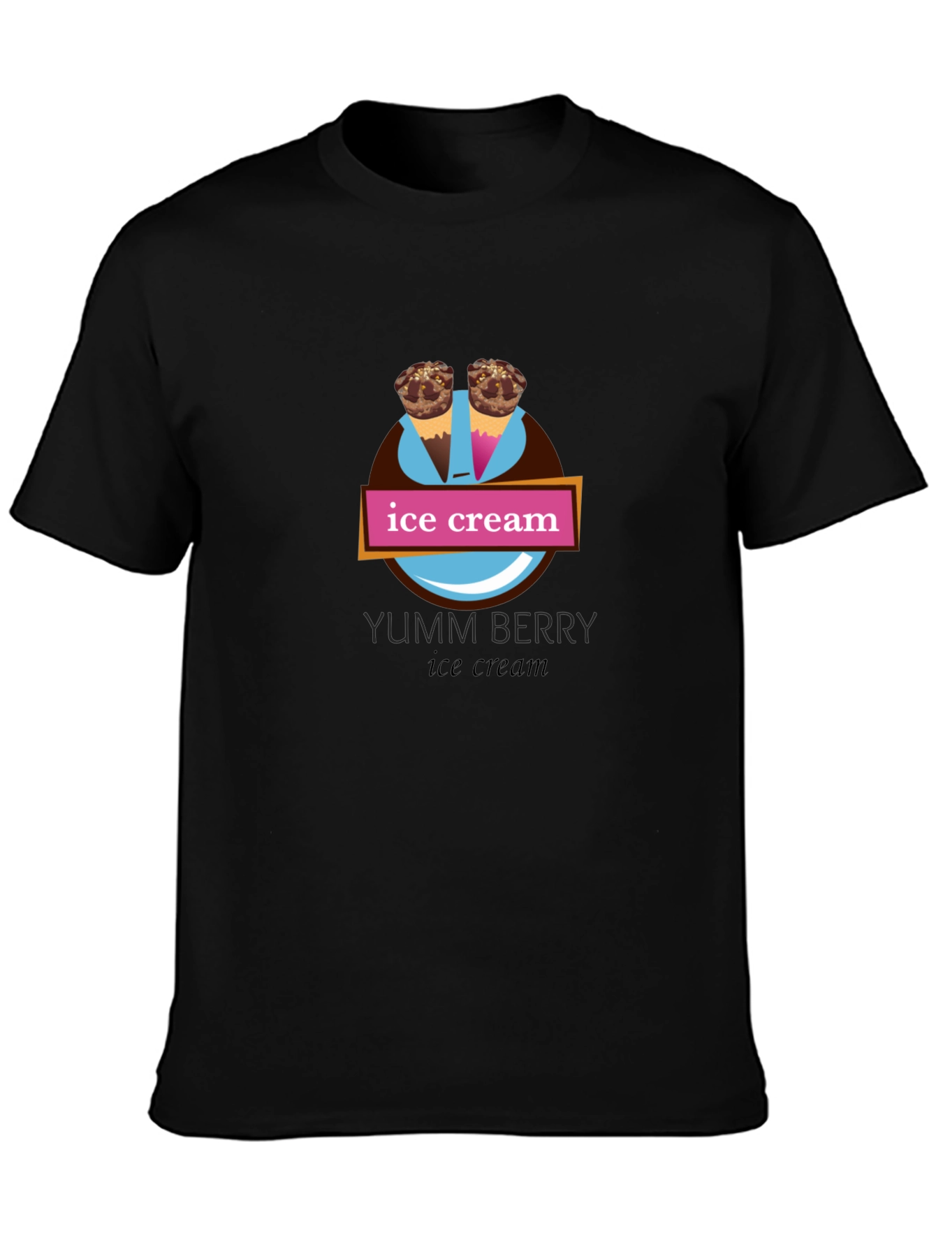 Yumm Berry Ice Cream Graphic Tee