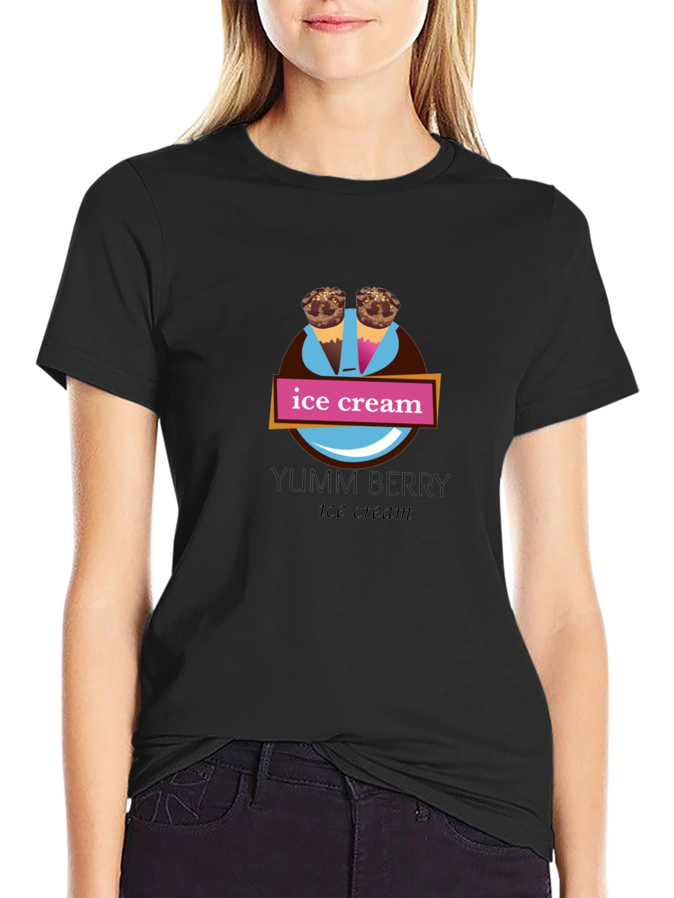 Yumm Berry Ice Cream Graphic Tee