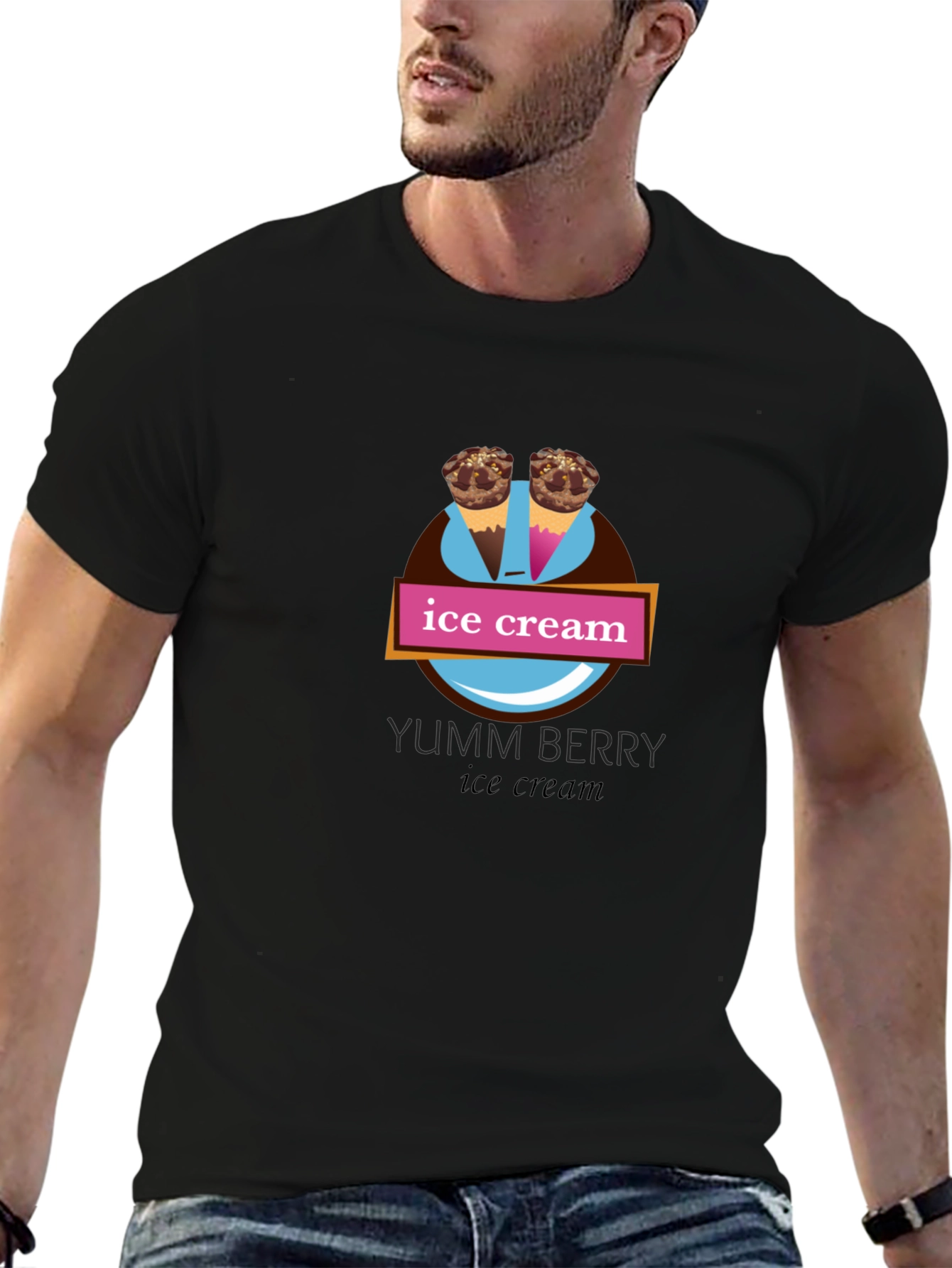 Yumm Berry Ice Cream Graphic Tee