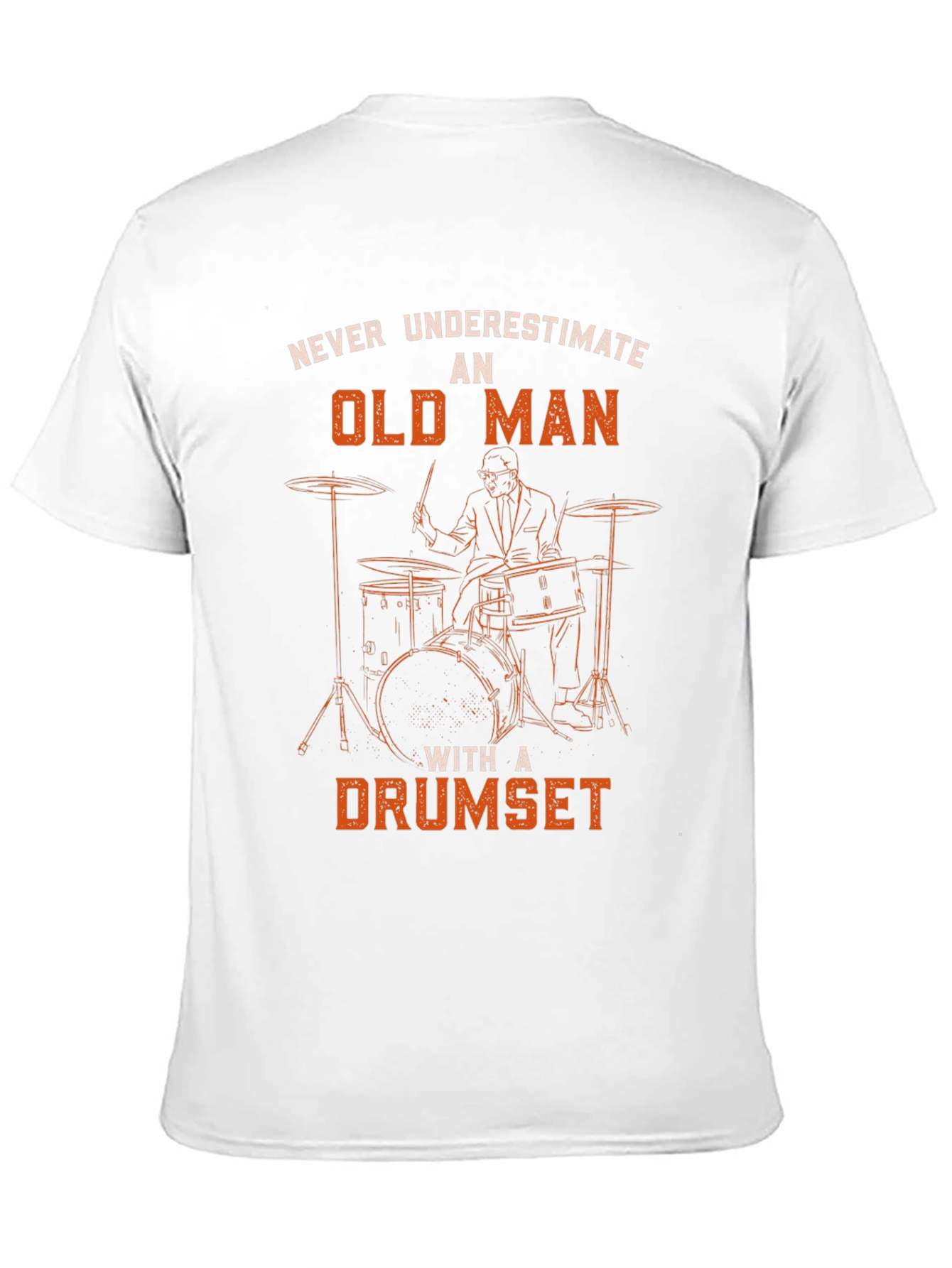 Old Man Drumset T-Shirt