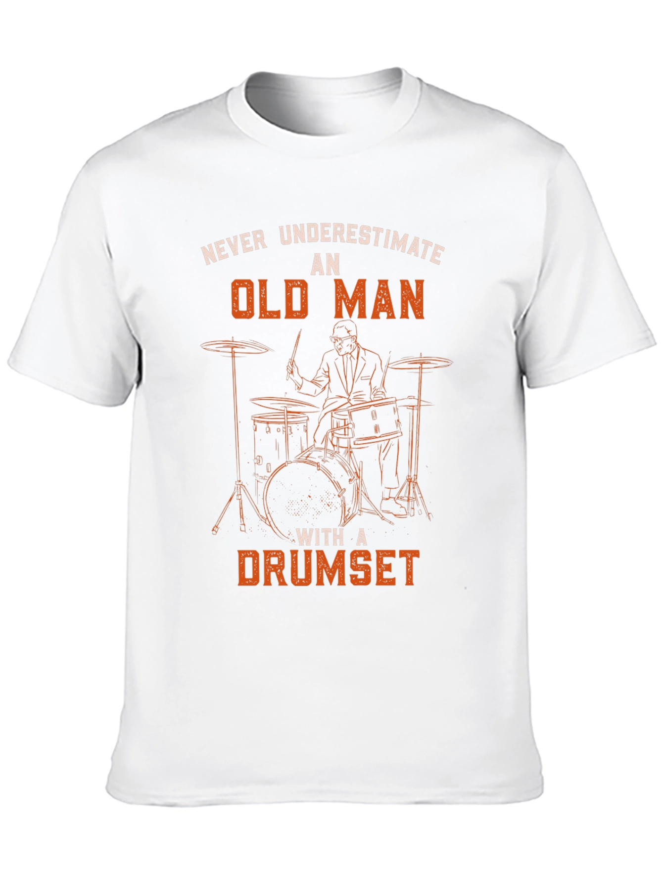 Old Man Drumset T-Shirt