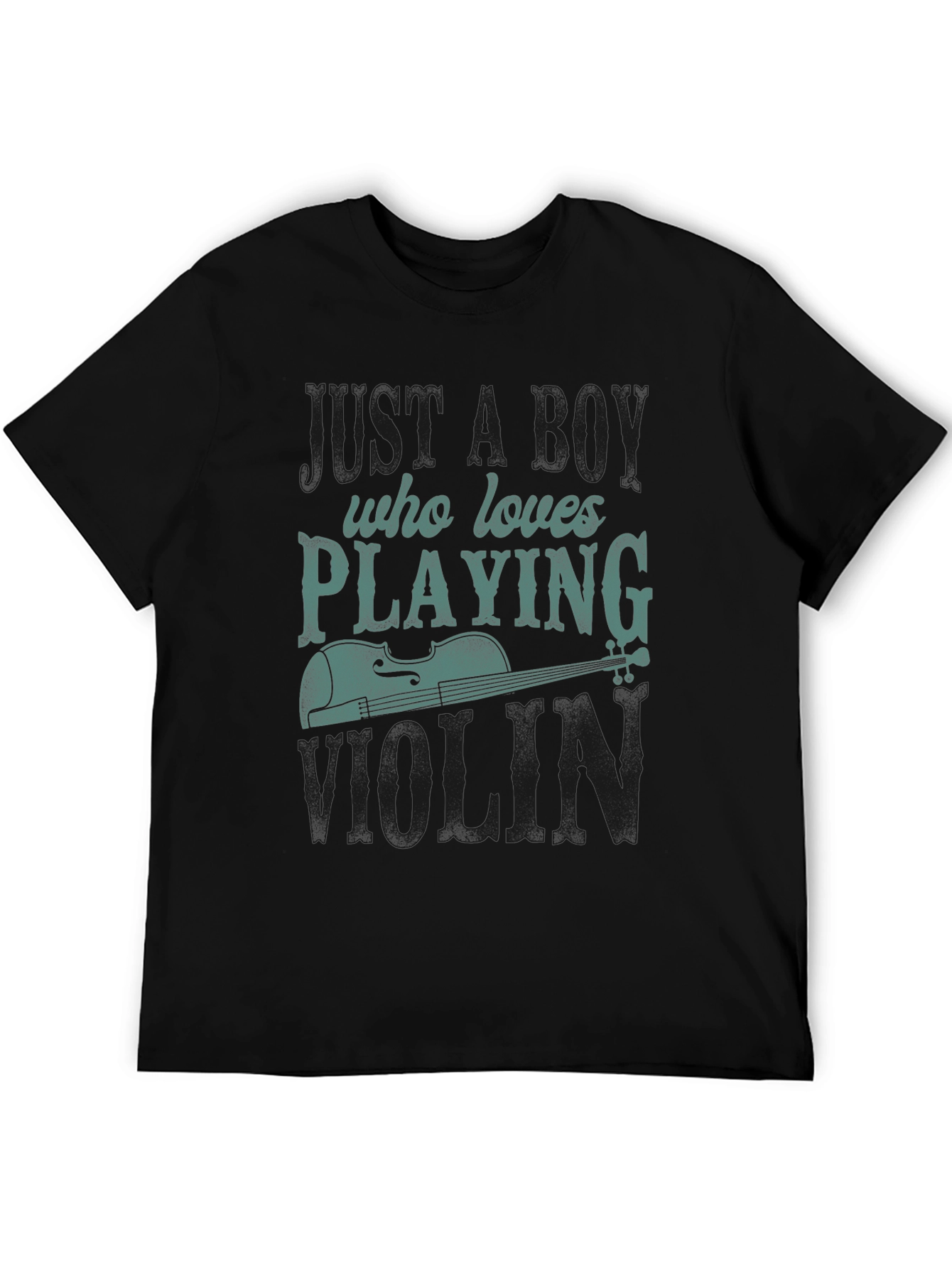 Boy Who Loves Playing Violin Graphic Tee