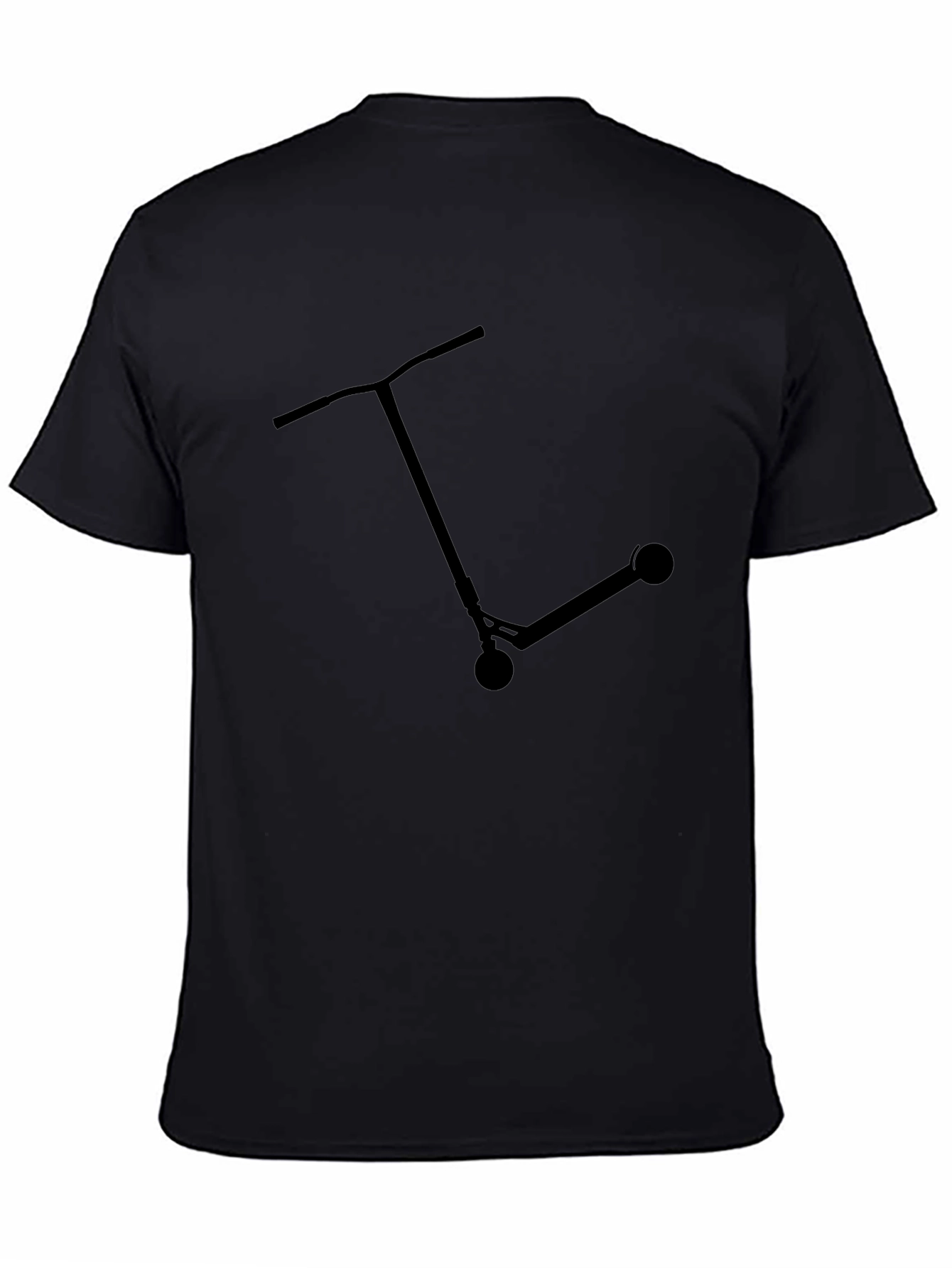 Scooter Graphic Tee - Black