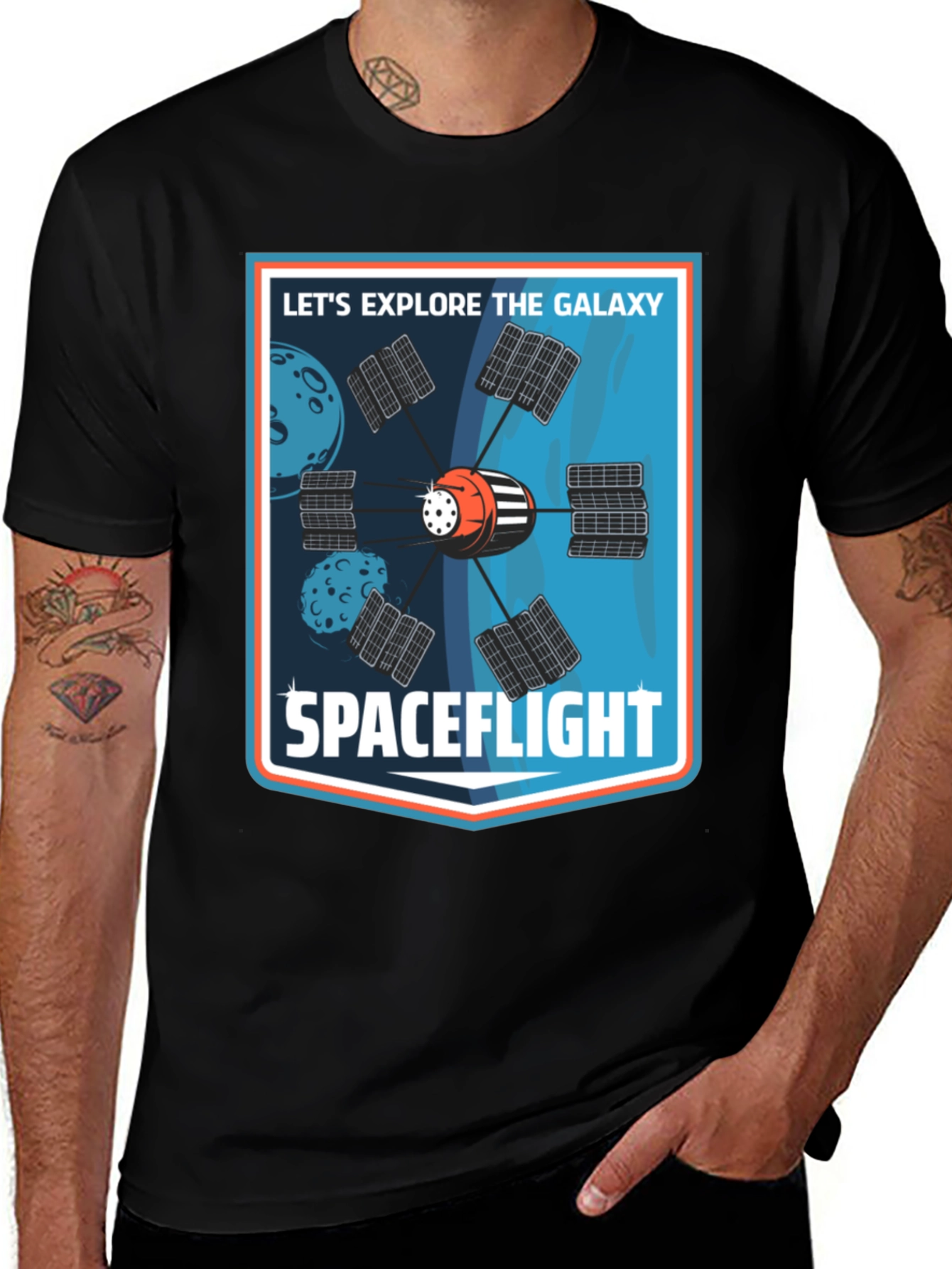 Spaceflight Galaxy T-Shirt - Explore the Universe!