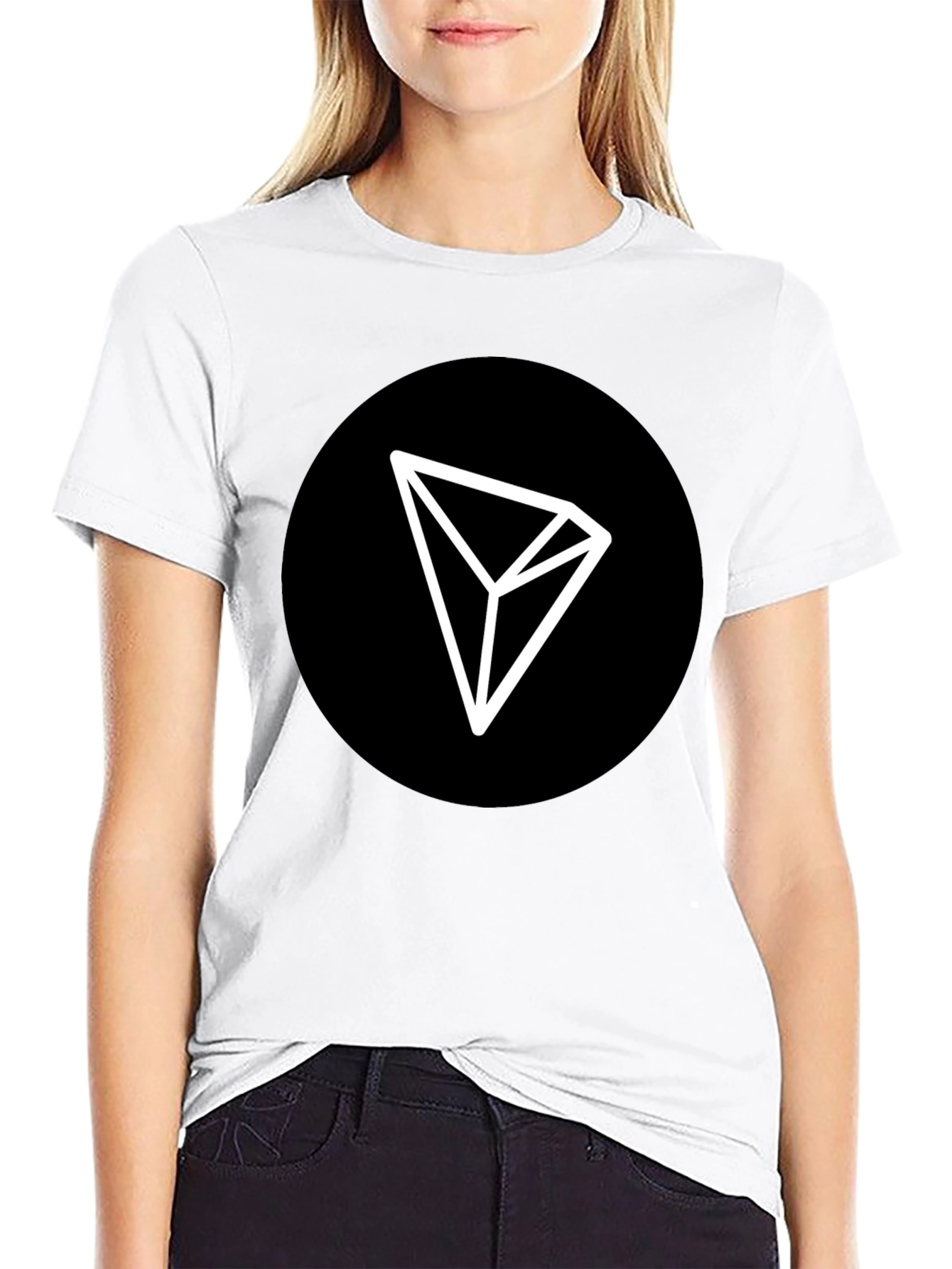 Tron Crypto Logo T-Shirt - Black