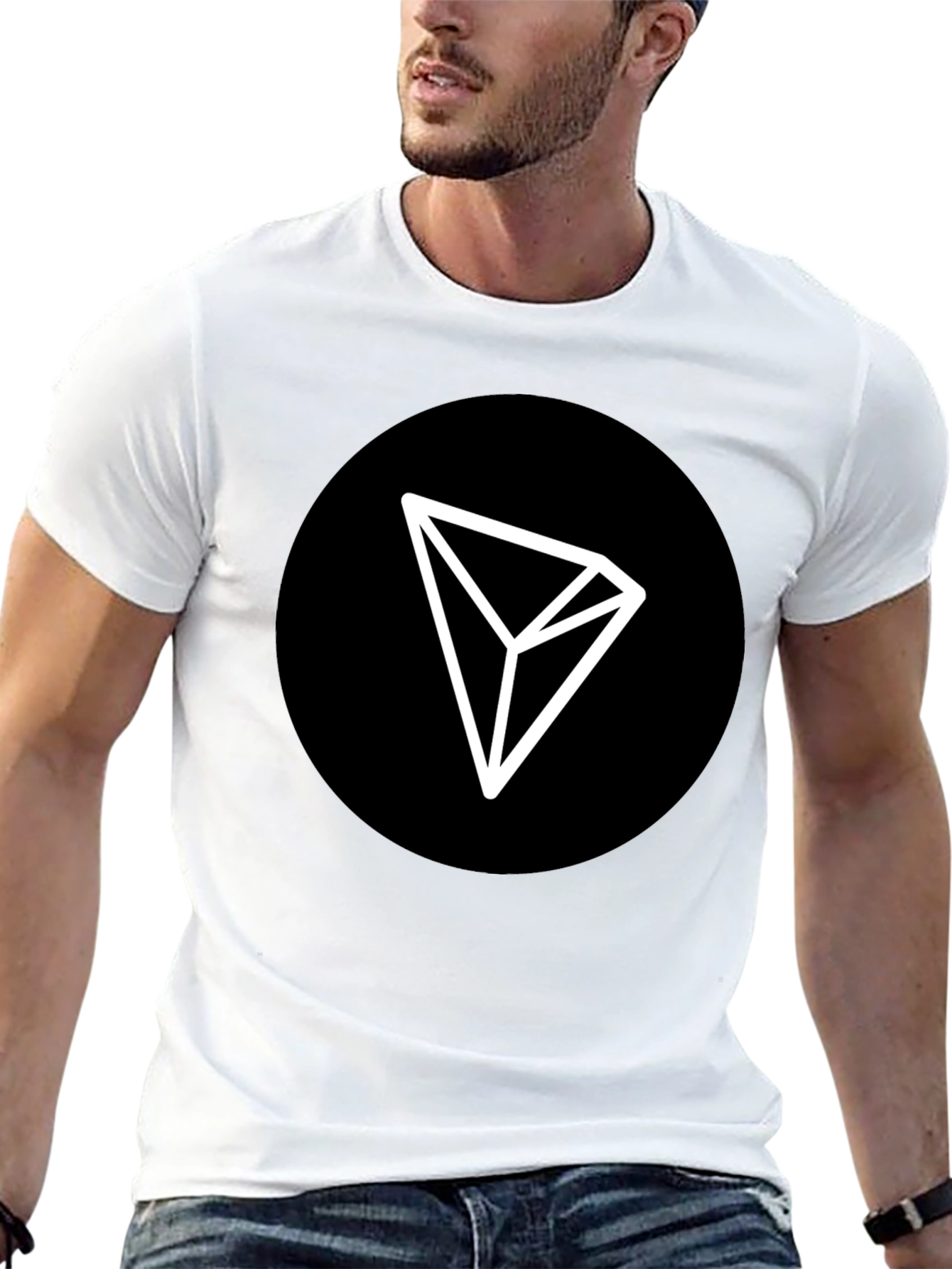 Tron Crypto Logo T-Shirt - Black
