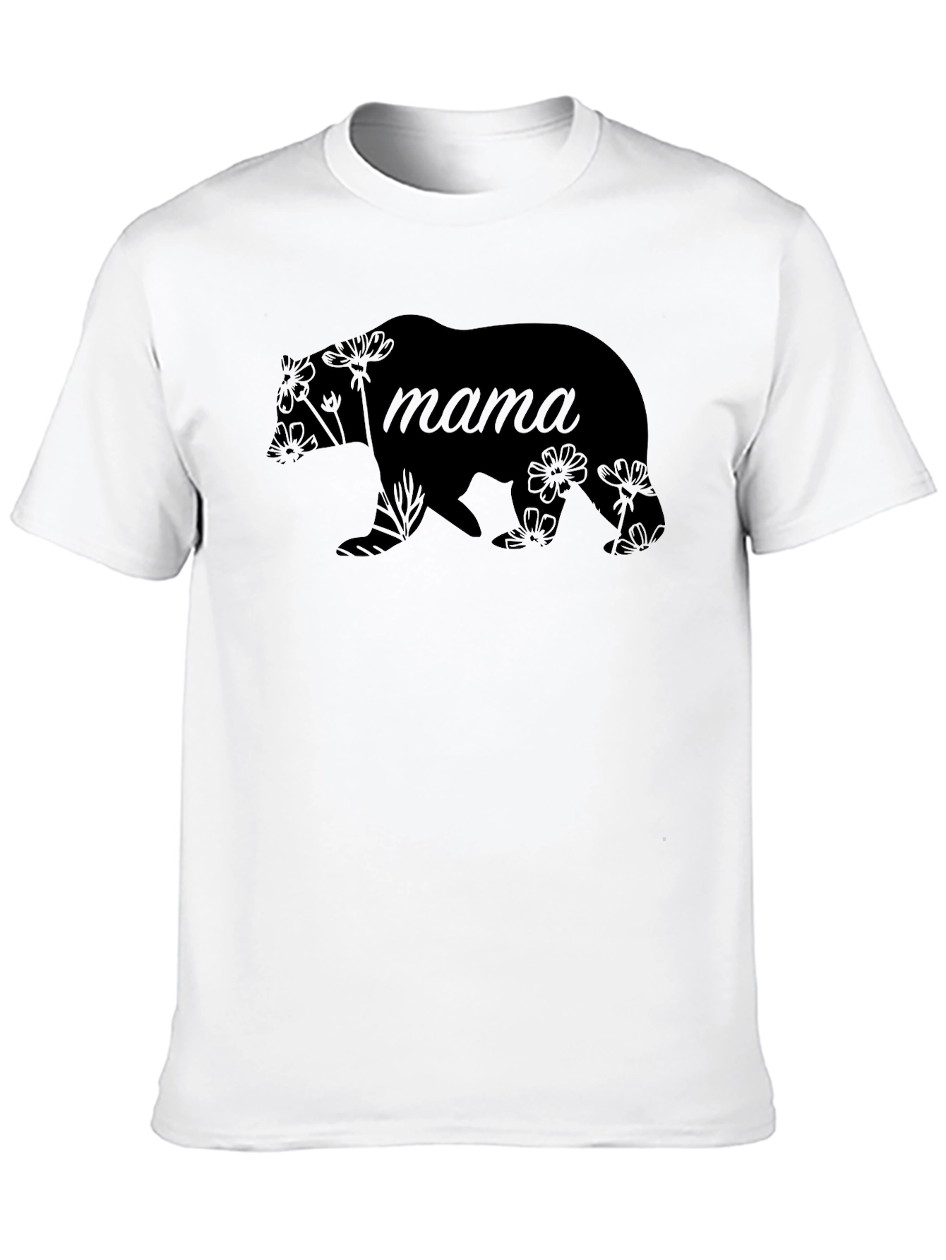 Mama Bear Graphic Tee - Black