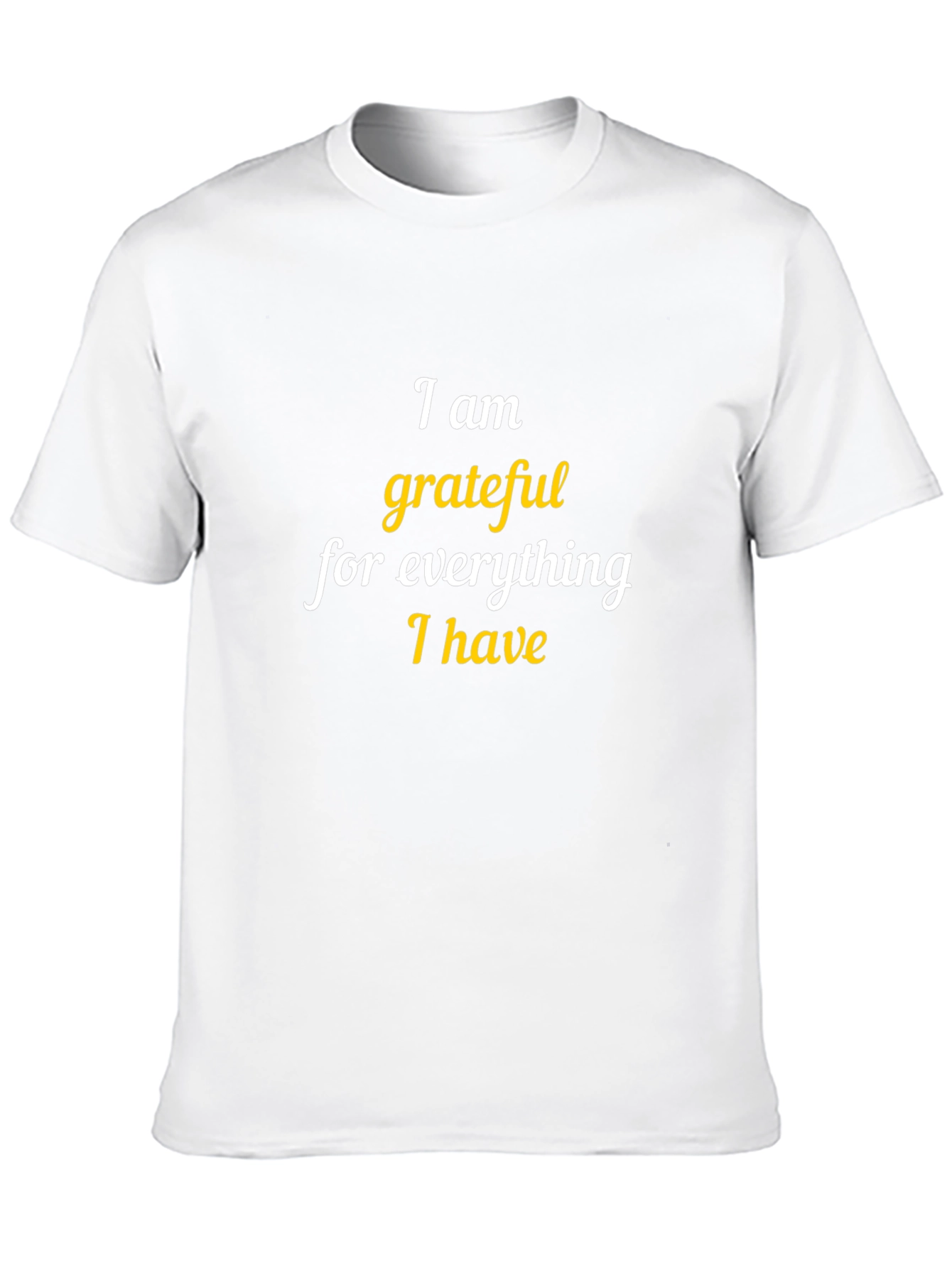 Grateful Print Black T-Shirt