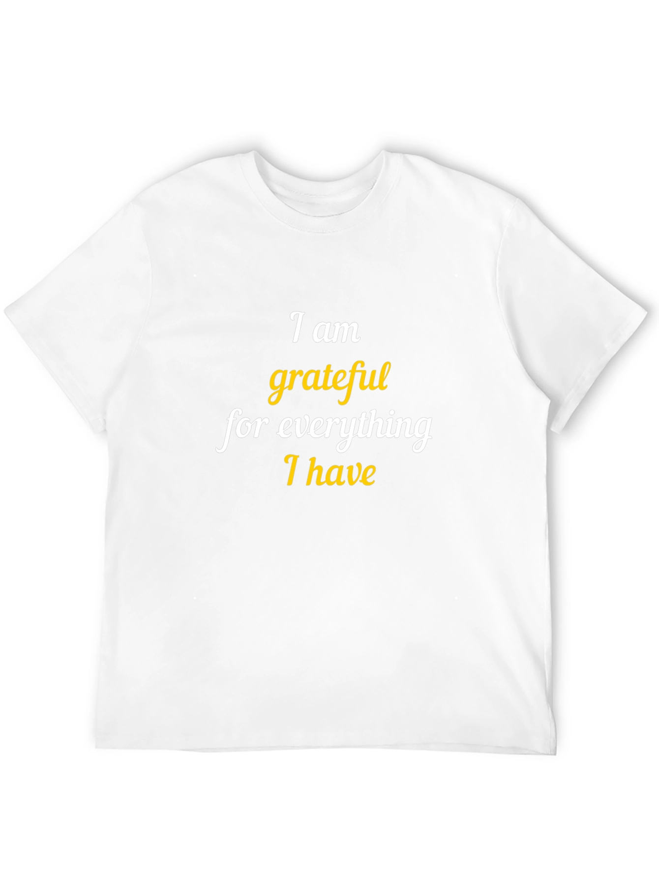 Grateful Print Black T-Shirt