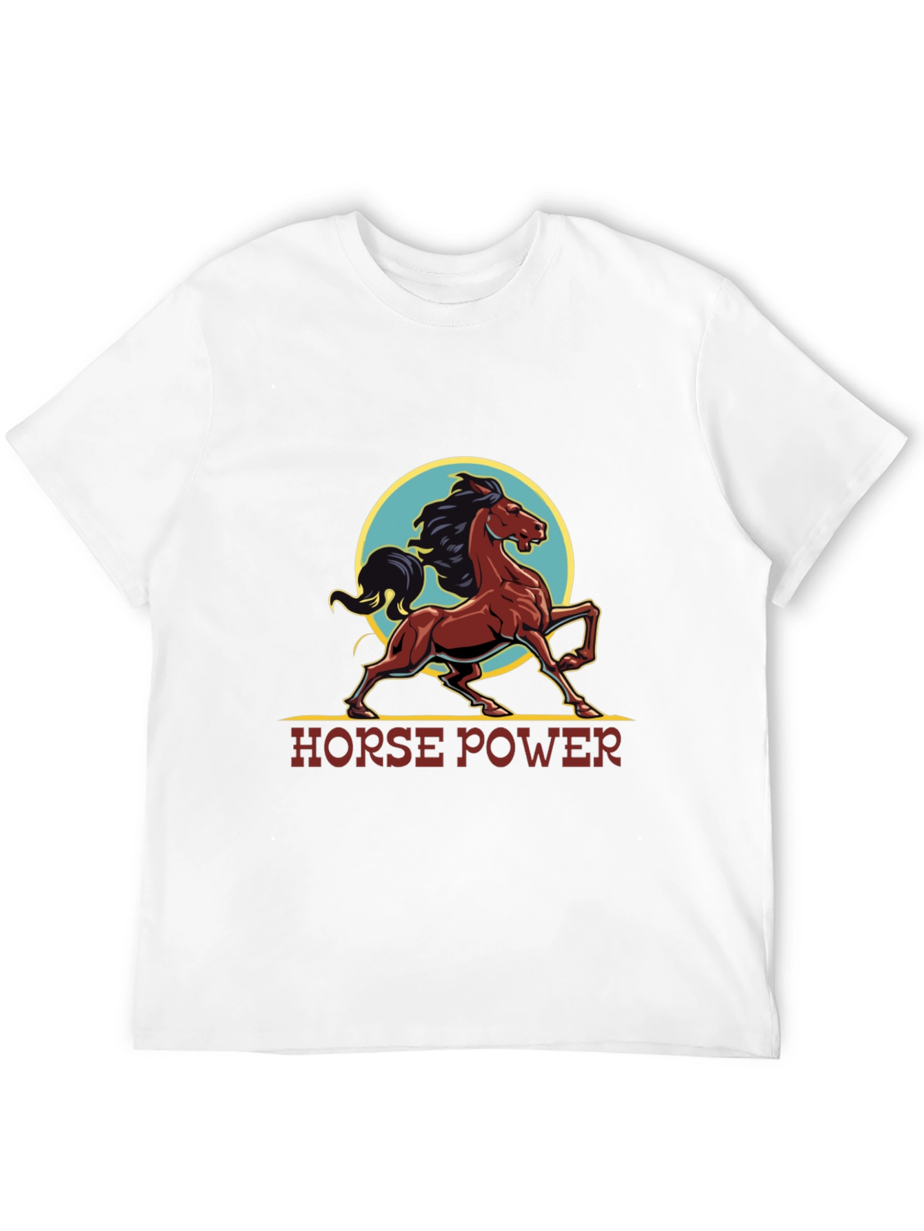 Horse Power Graphic Tee - Black T-Shirt