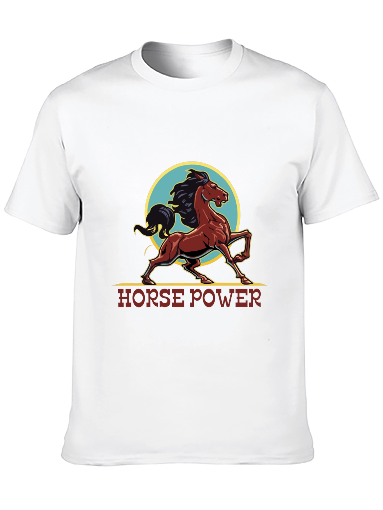 Horse Power Graphic Tee - Black T-Shirt