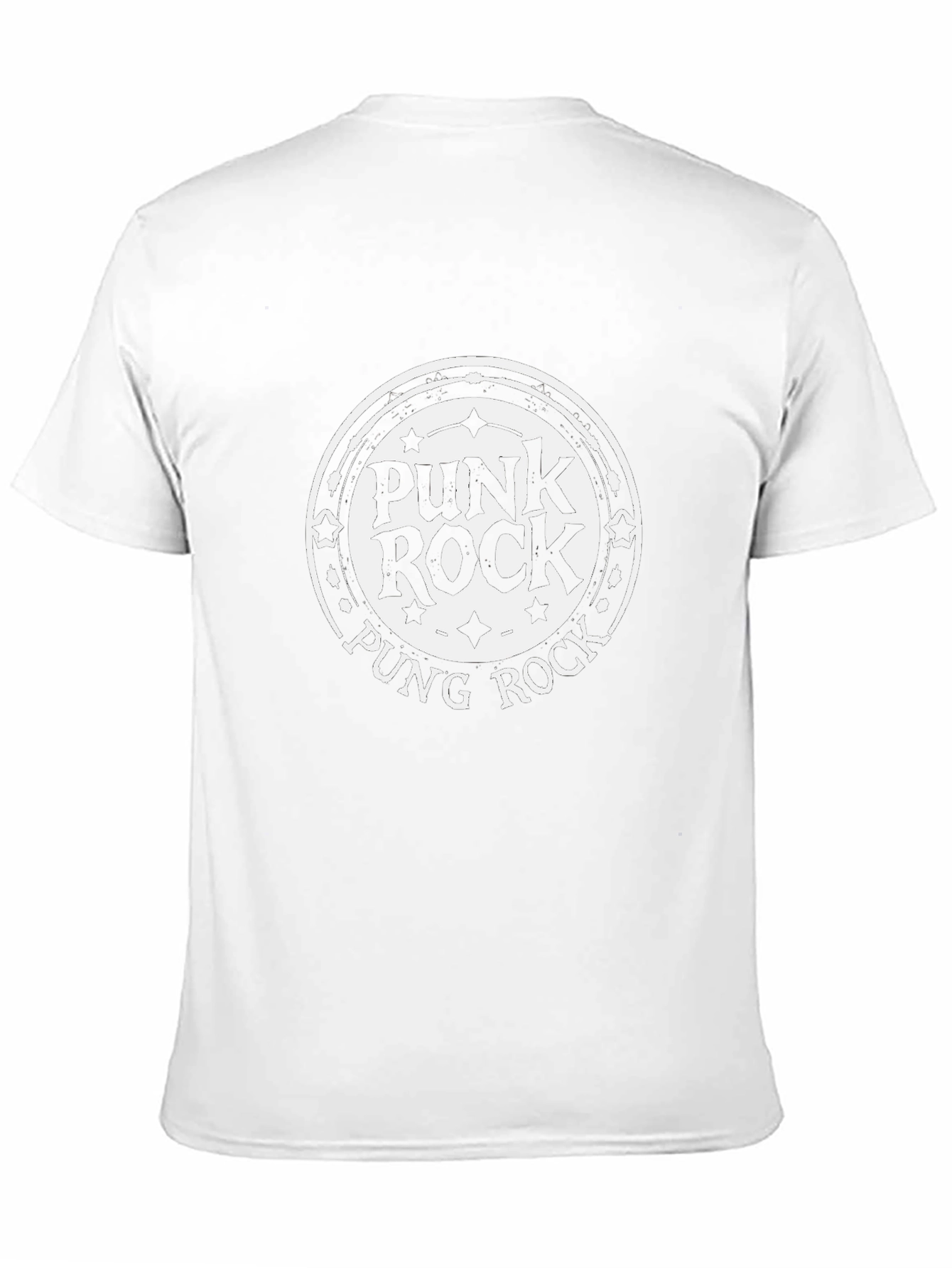 Punk Rock Graphic T-Shirt - Black