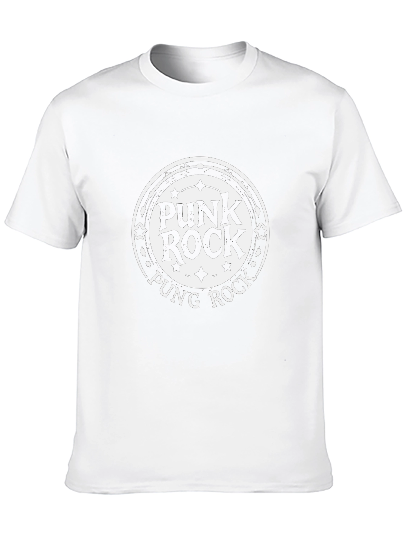 Punk Rock Graphic T-Shirt - Black