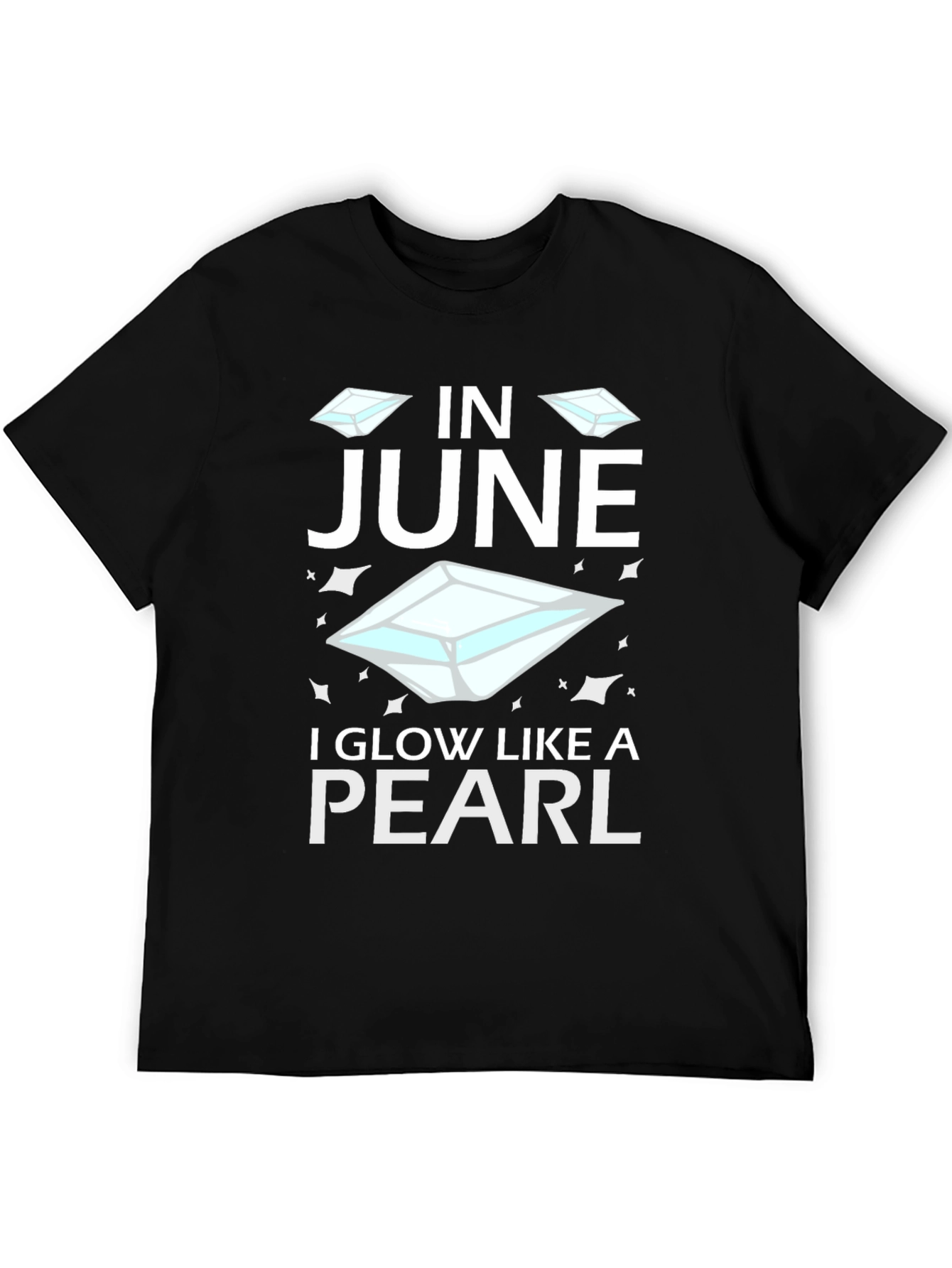 June Pearl Glow T-Shirt - Birthday Gem Tee