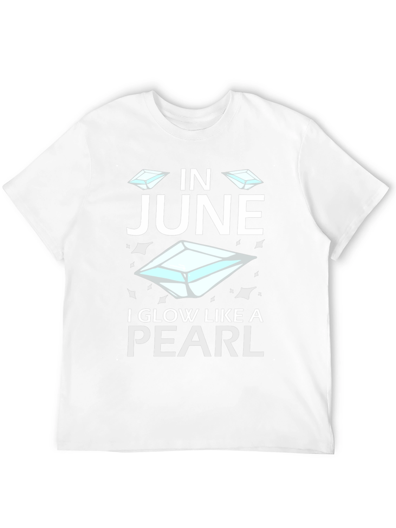 June Pearl Glow T-Shirt - Birthday Gem Tee