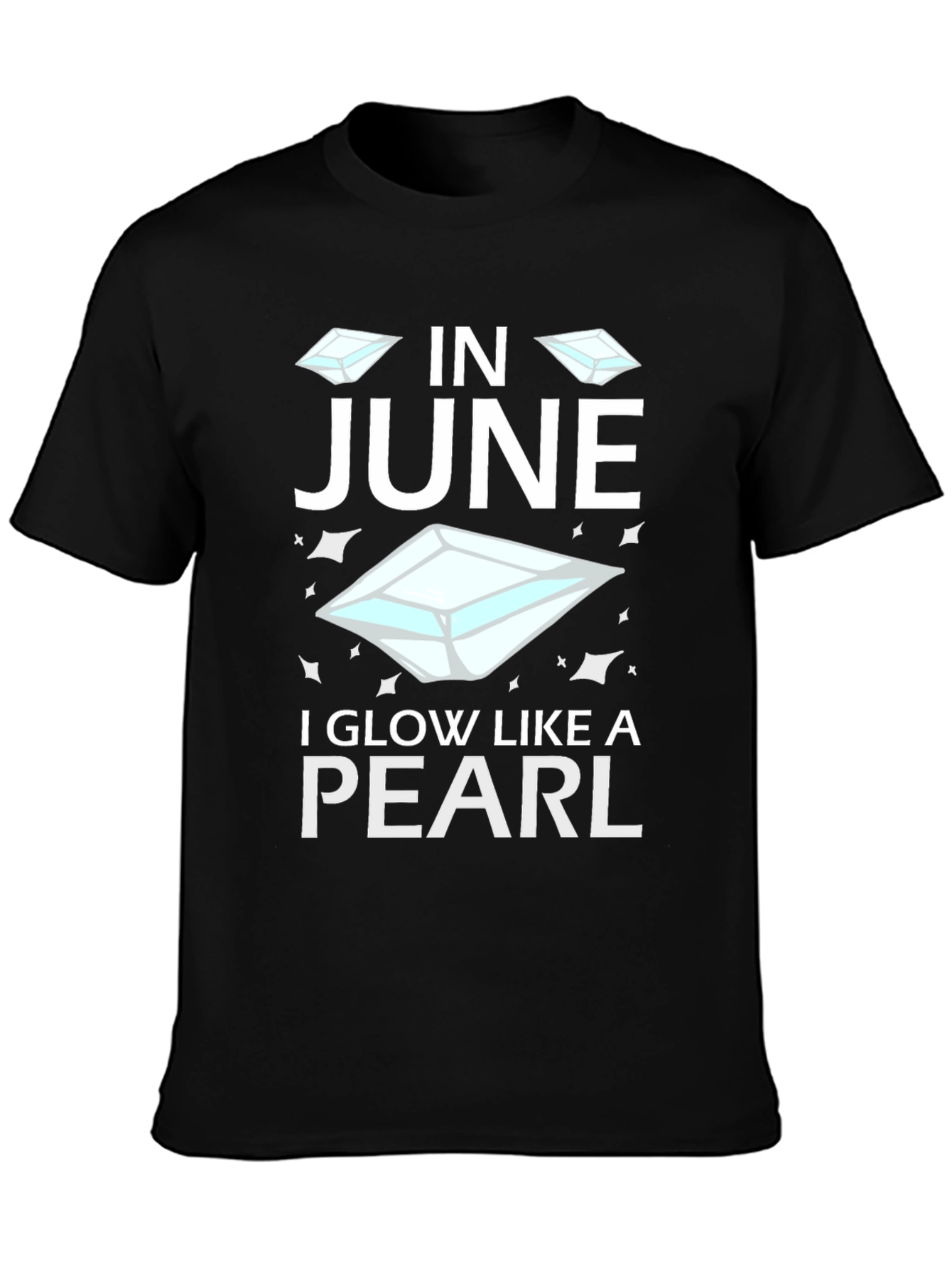 June Pearl Glow T-Shirt - Birthday Gem Tee