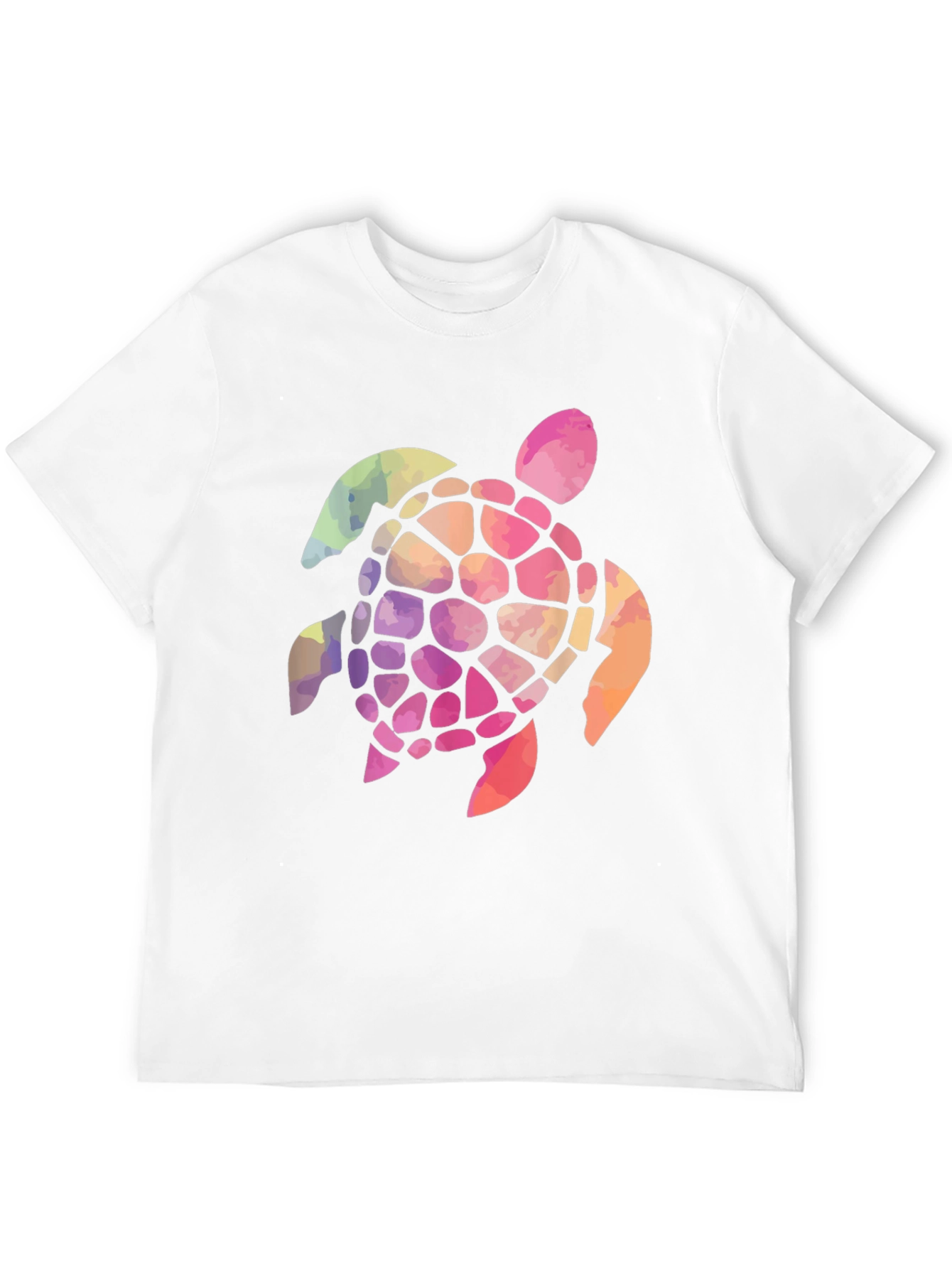 Rainbow Turtle Graphic T-Shirt