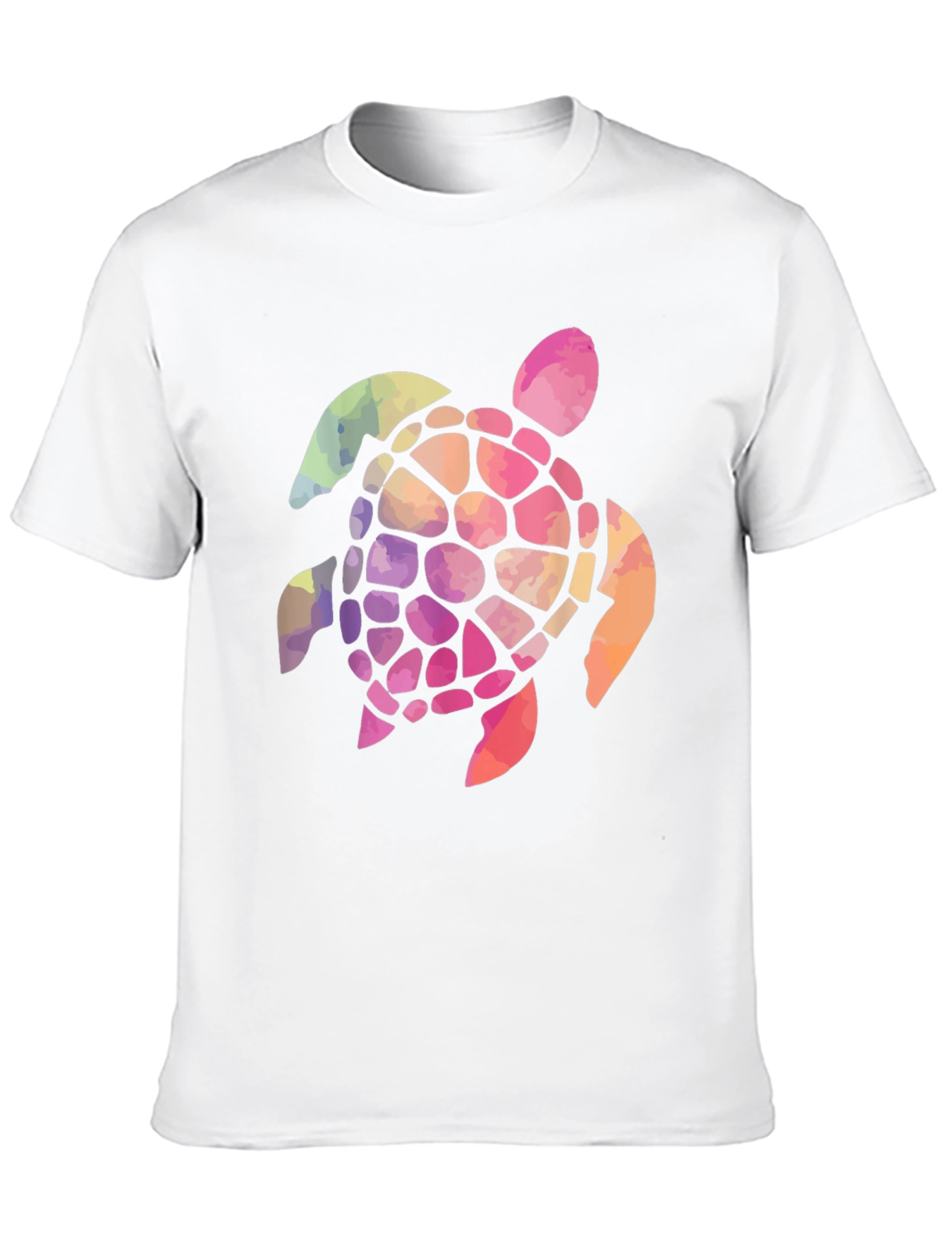 Rainbow Turtle Graphic T-Shirt