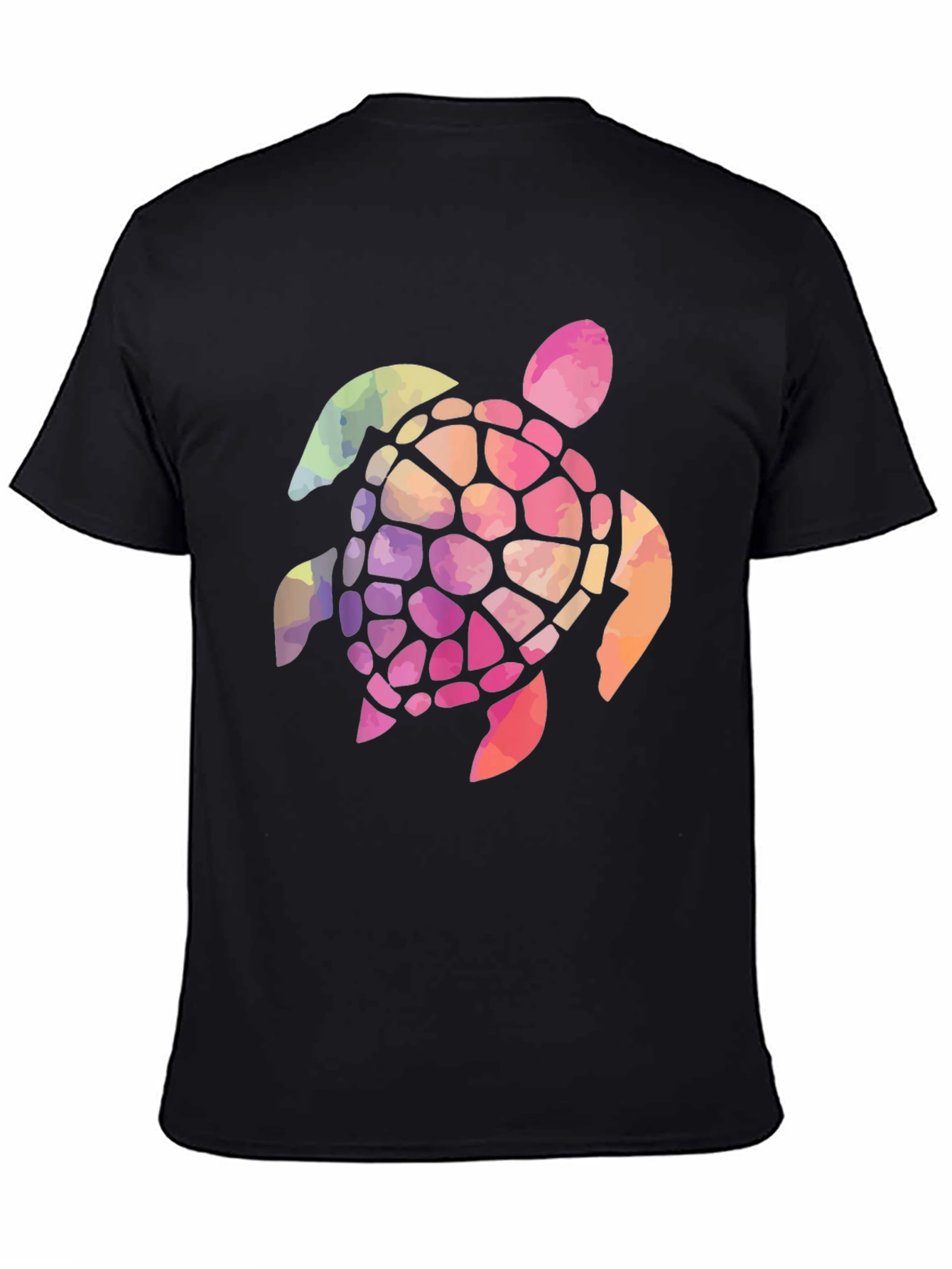 Rainbow Turtle Graphic T-Shirt