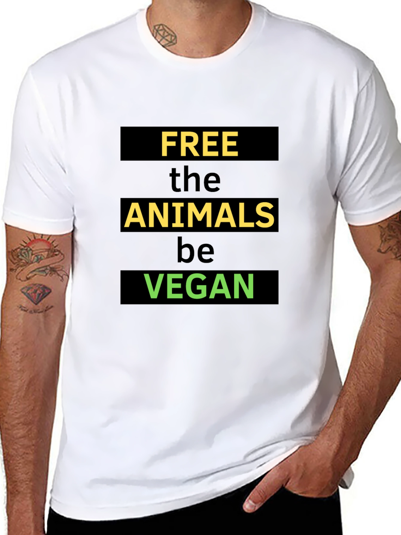 Free the Animals Vegan T-Shirt