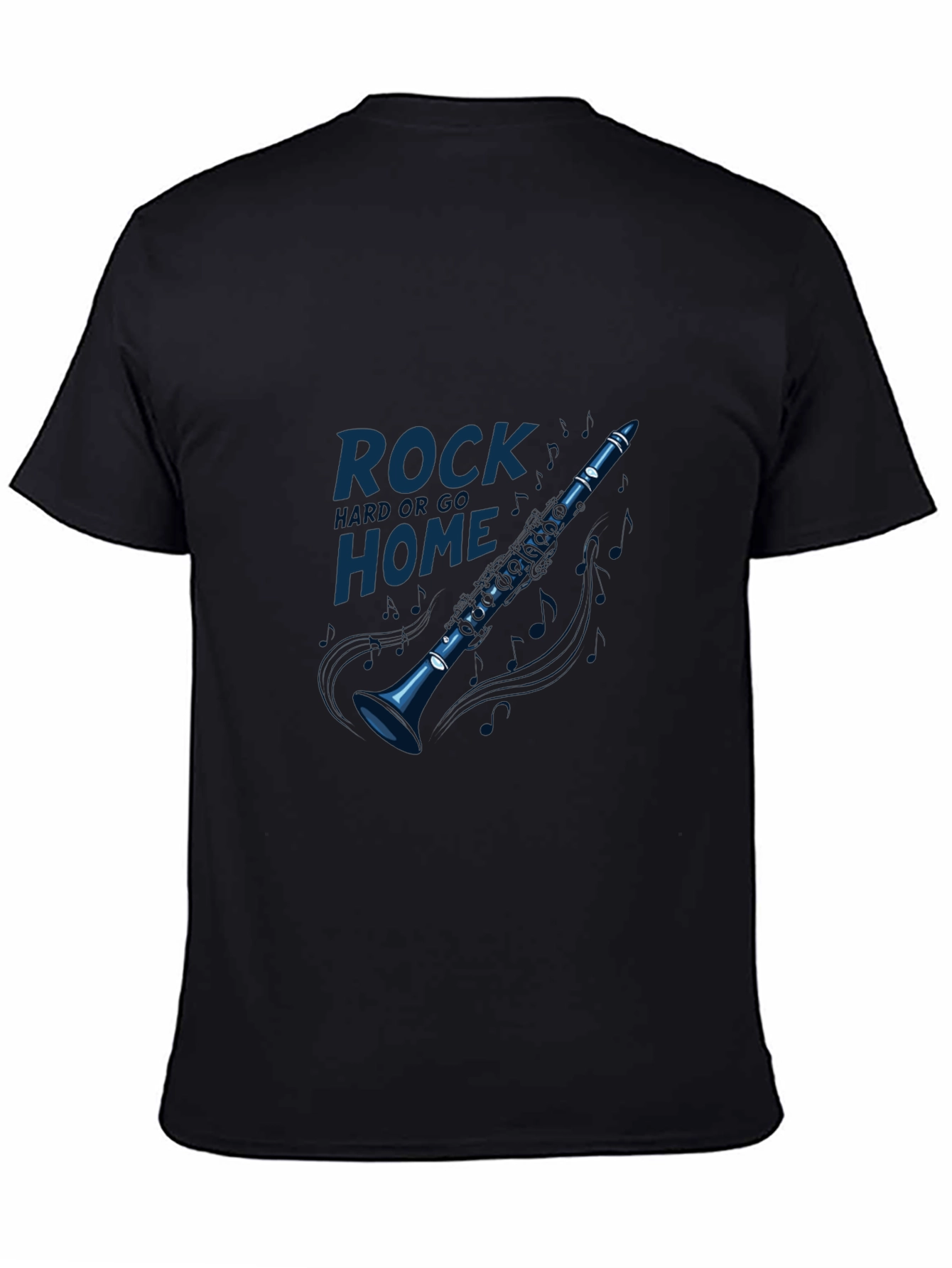 Rock Home Clarinet Graphic T-Shirt