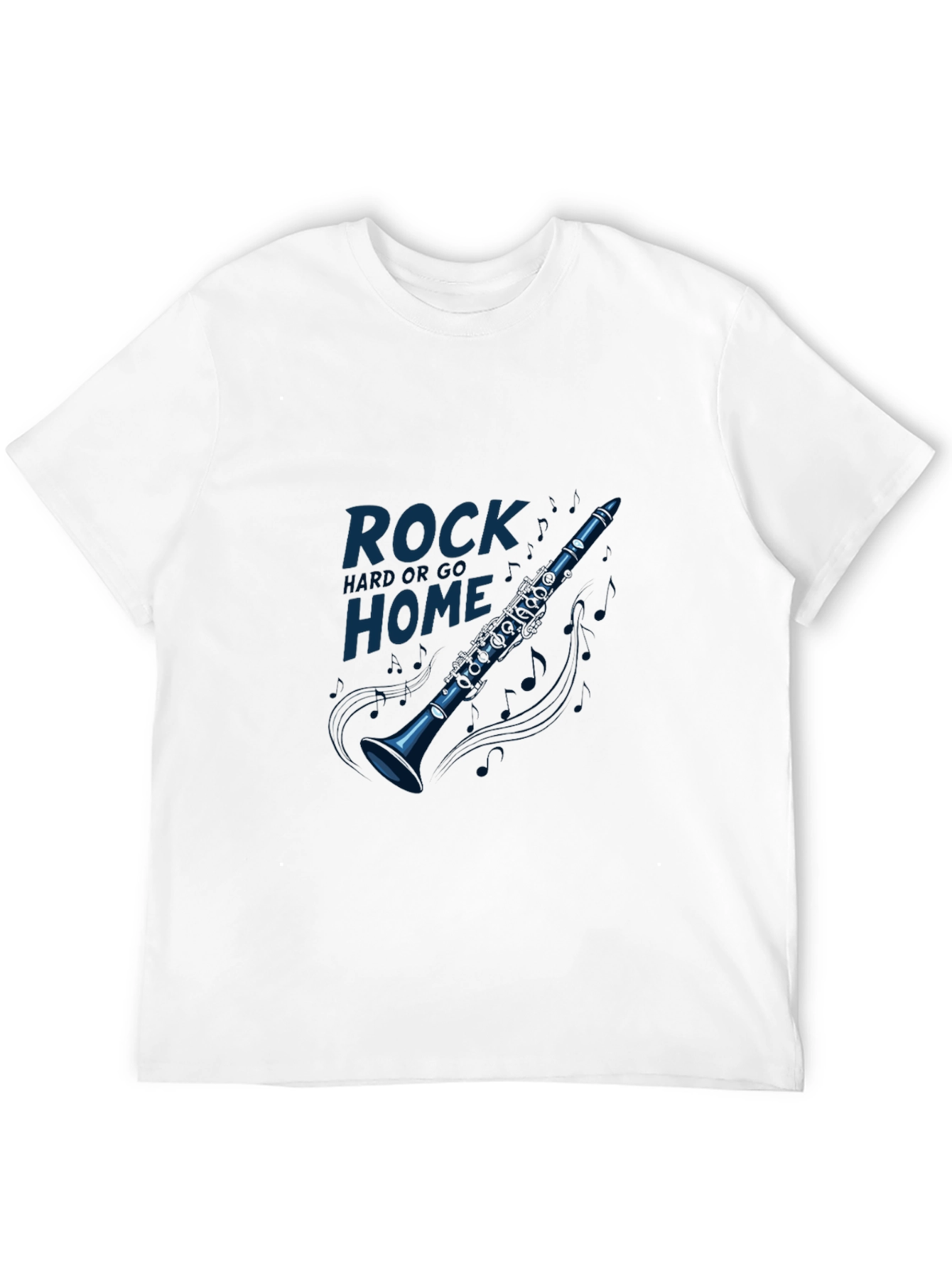 Rock Home Clarinet Graphic T-Shirt