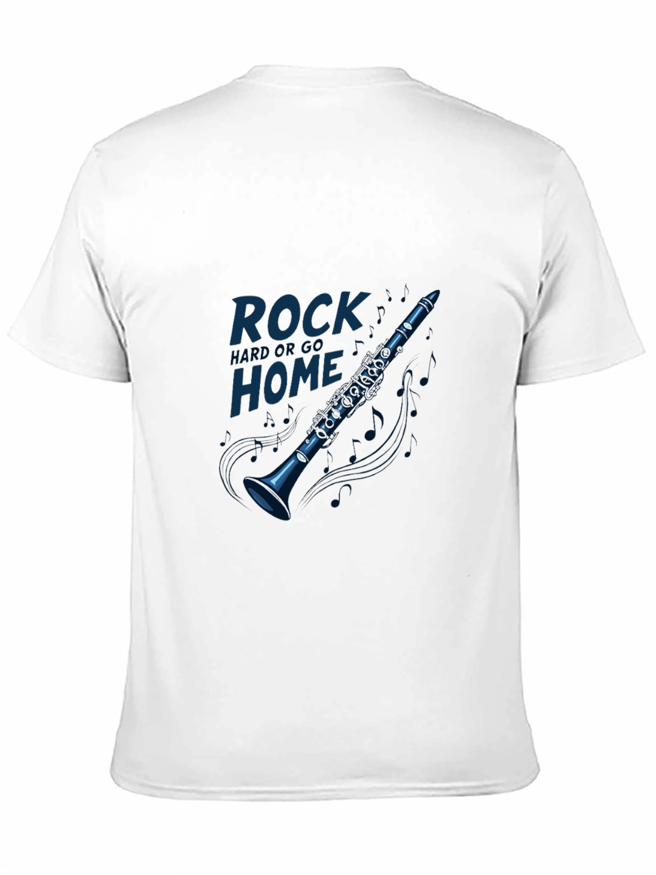 Rock Home Clarinet Graphic T-Shirt