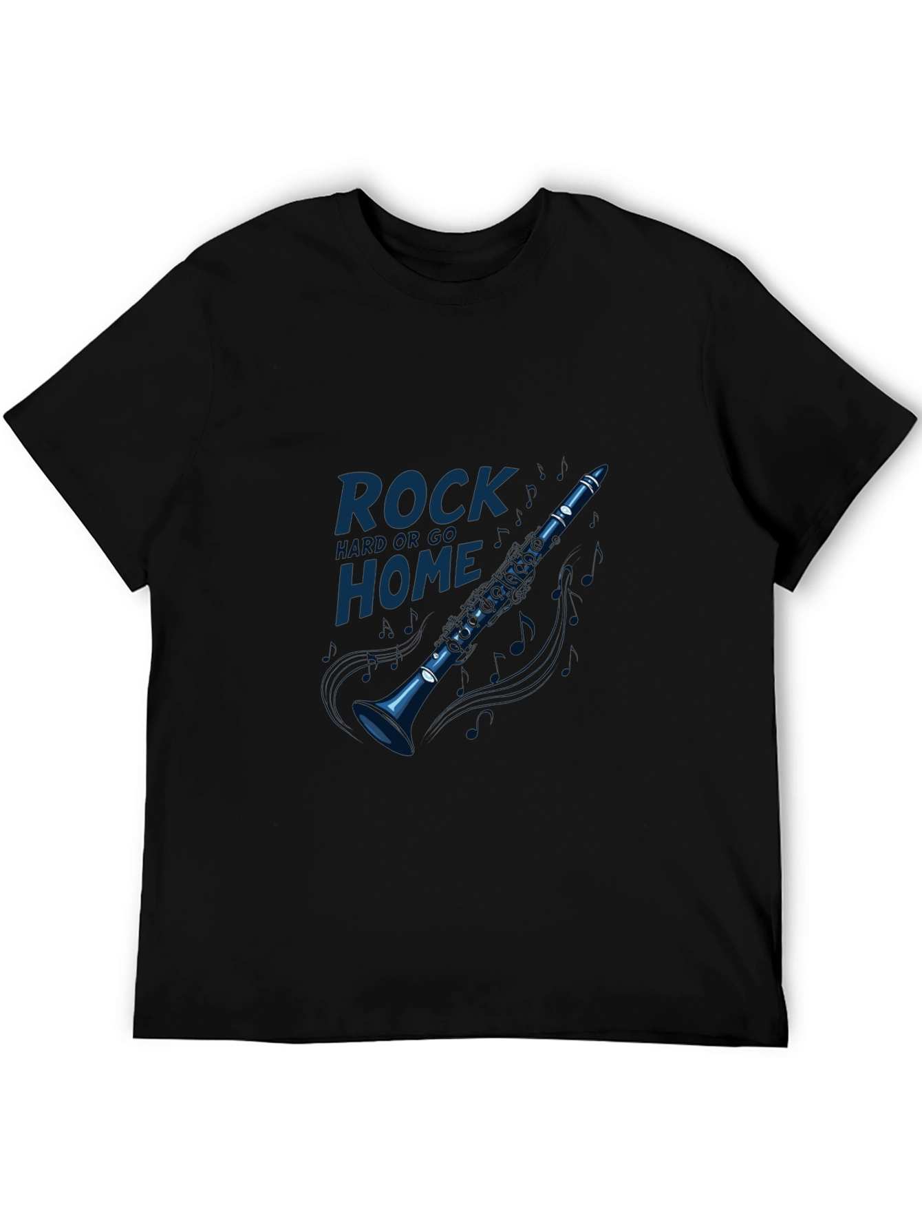 Rock Home Clarinet Graphic T-Shirt