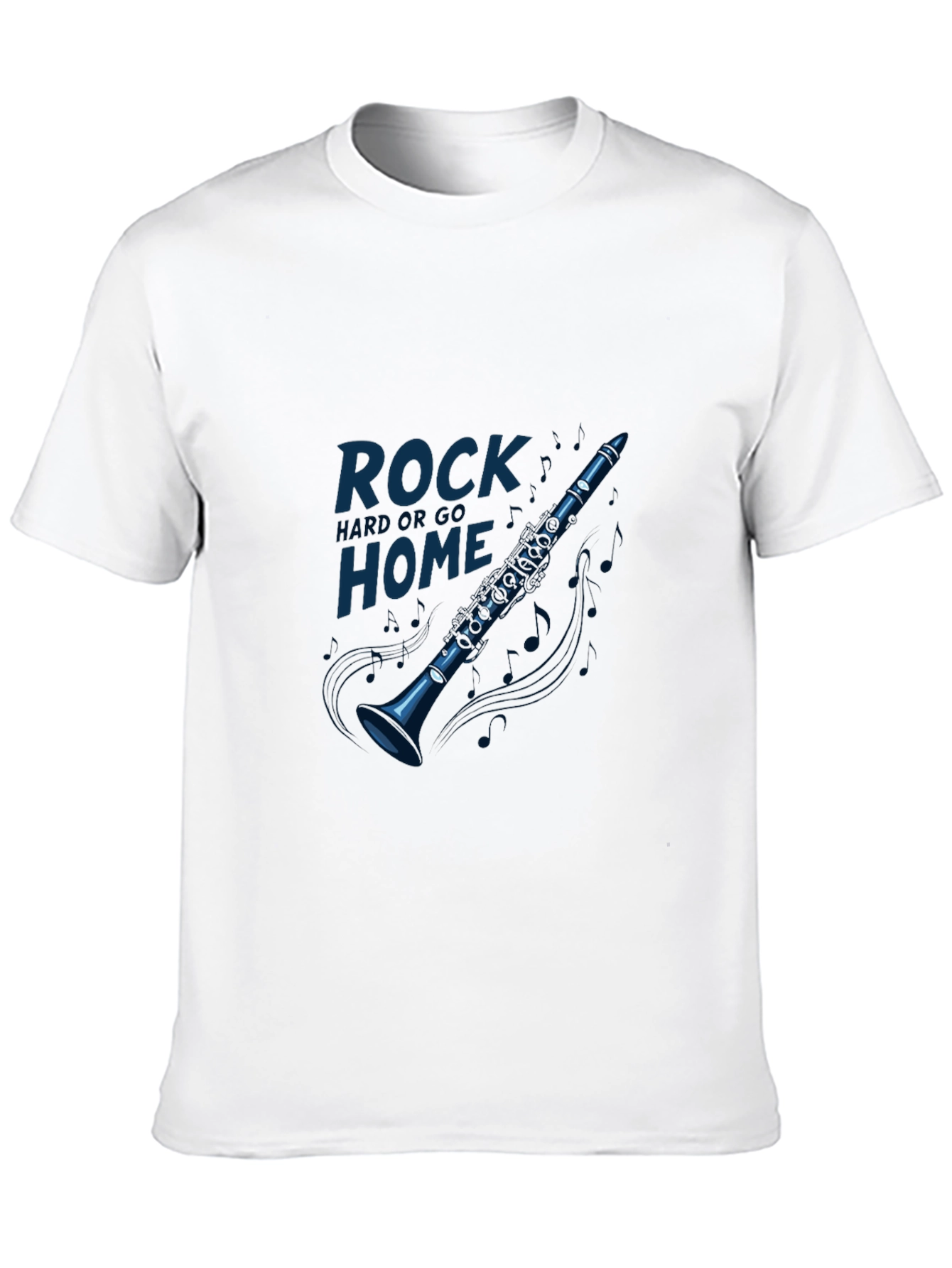 Rock Home Clarinet Graphic T-Shirt