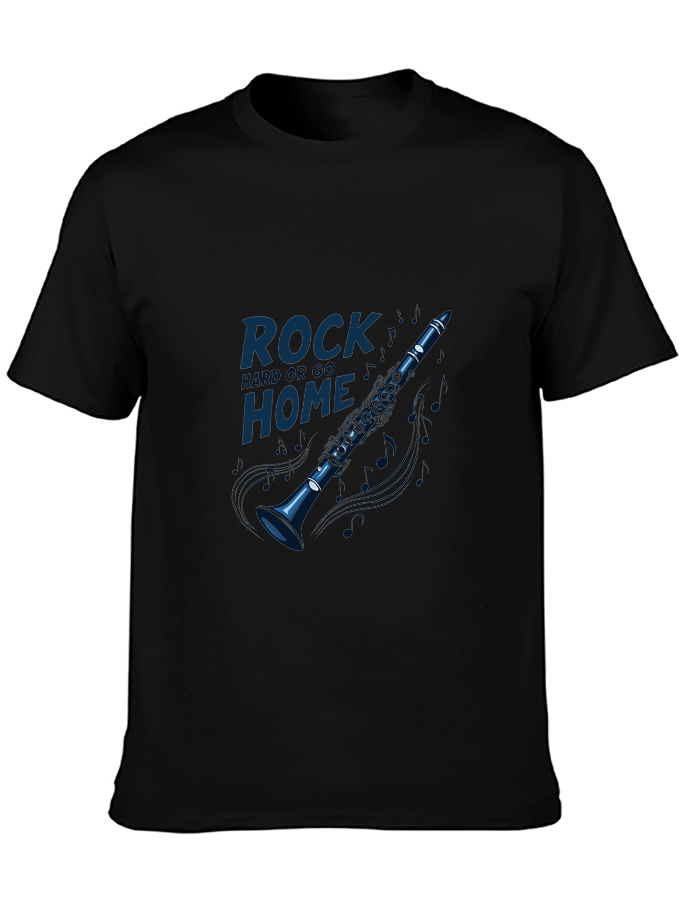 Rock Home Clarinet Graphic T-Shirt