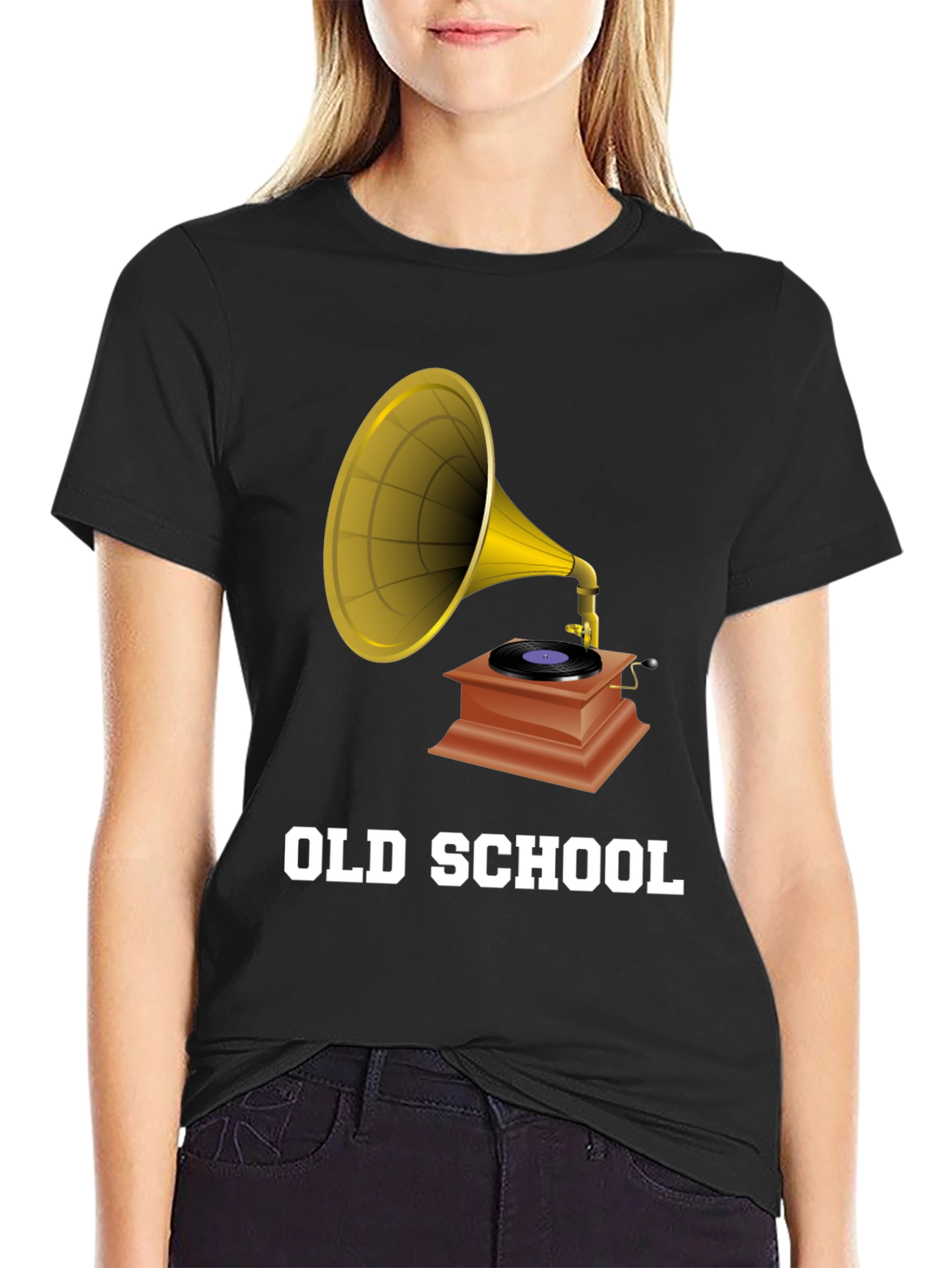 Old School Gramophone T-Shirt