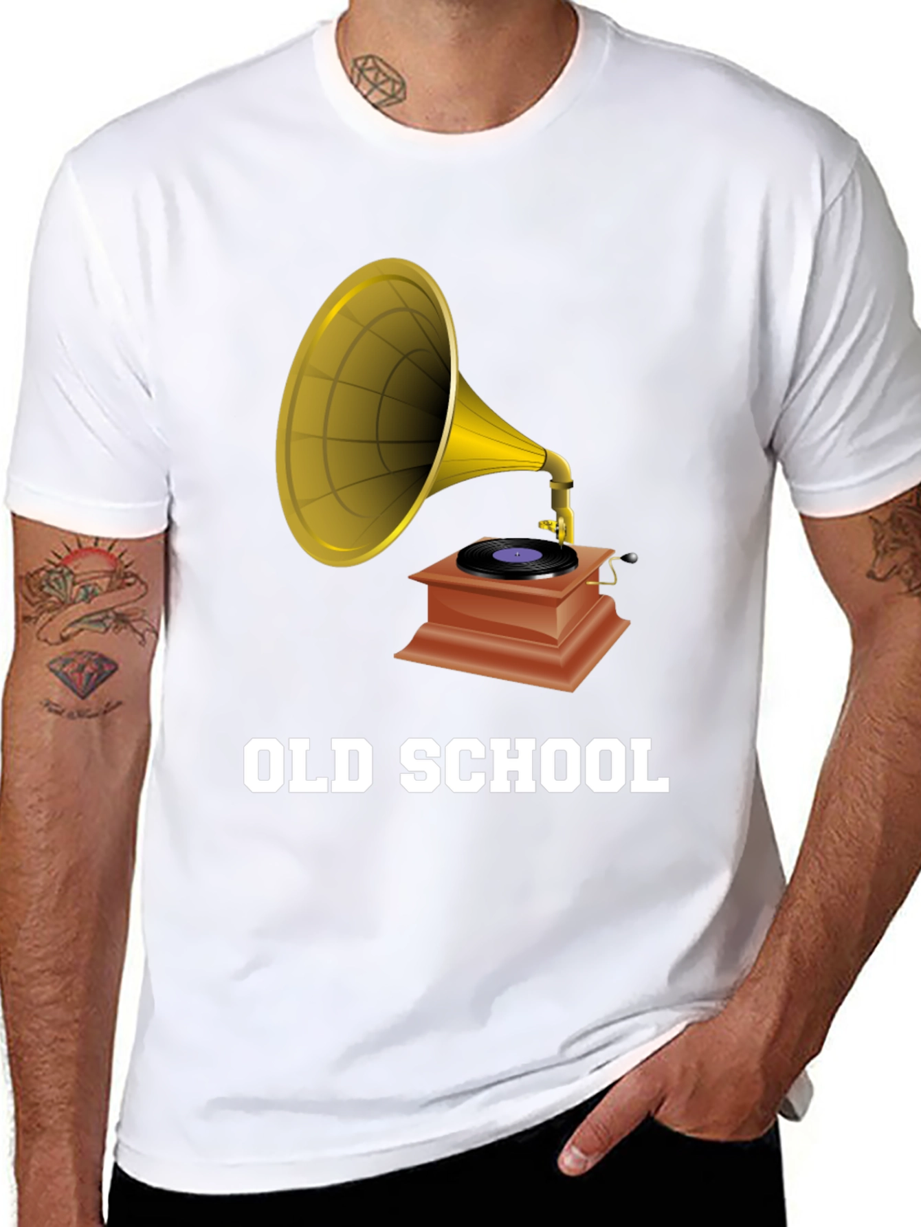 Old School Gramophone T-Shirt