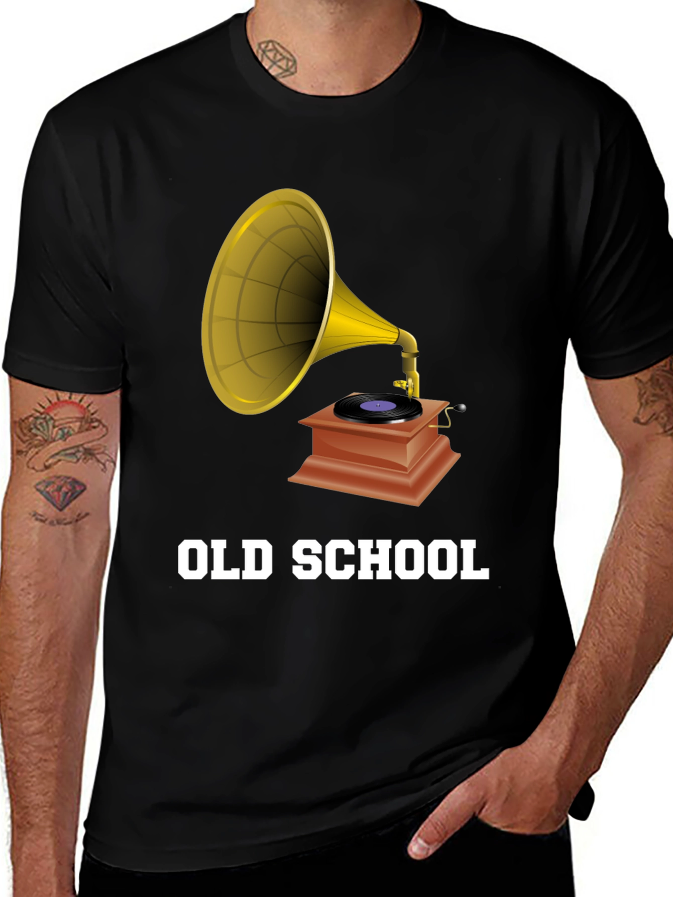 Old School Gramophone T-Shirt