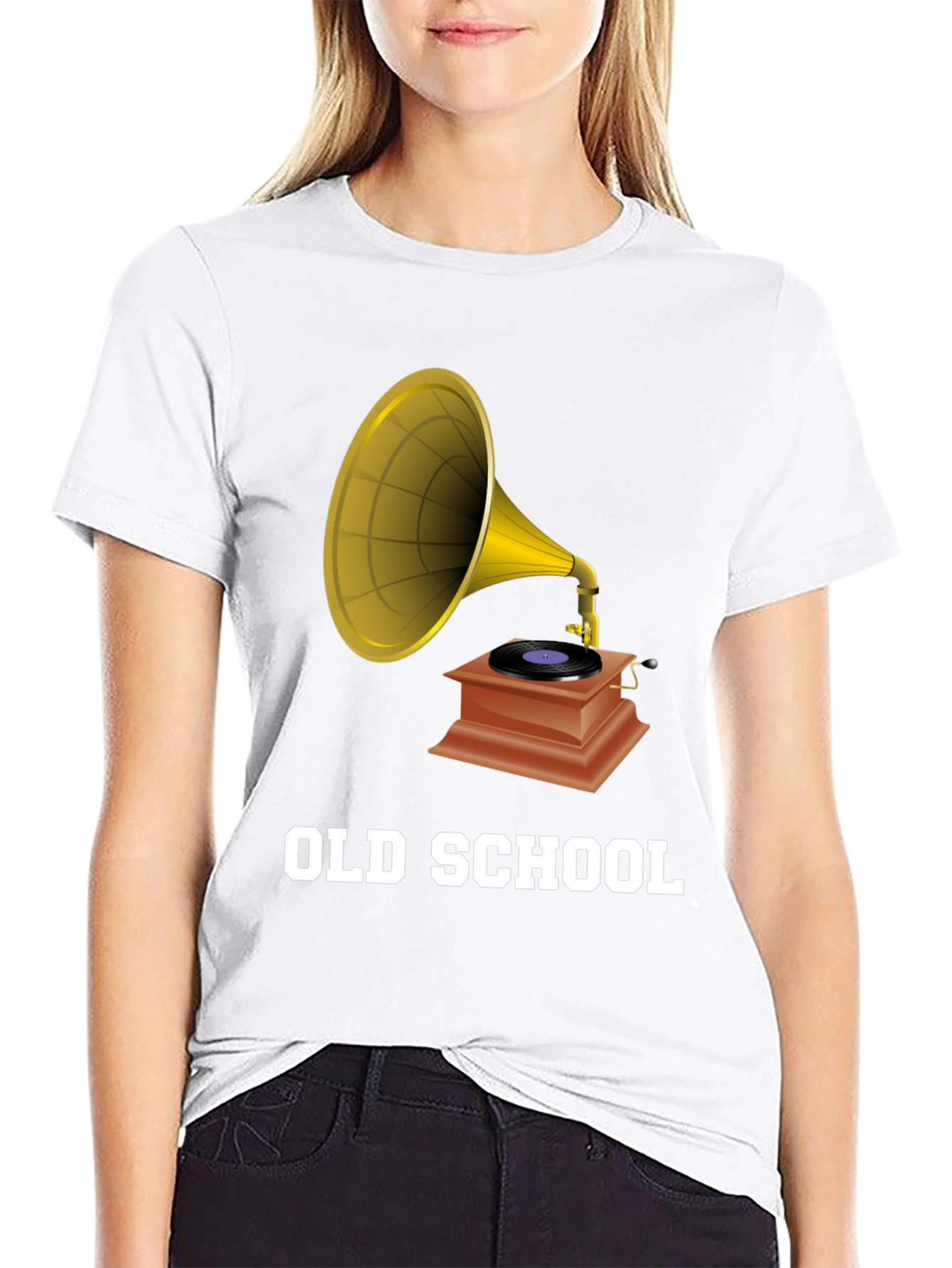 Old School Gramophone T-Shirt