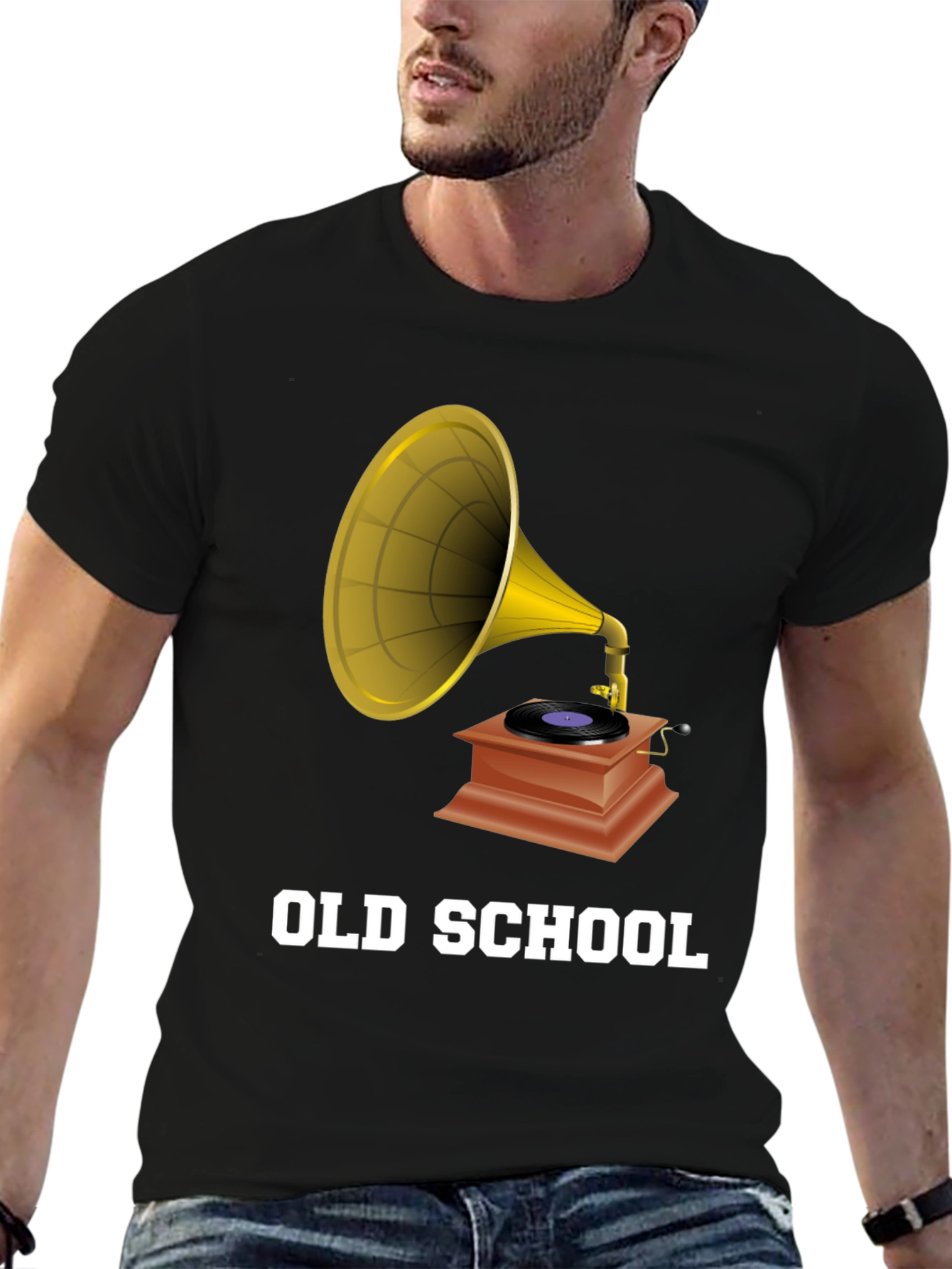 Old School Gramophone T-Shirt
