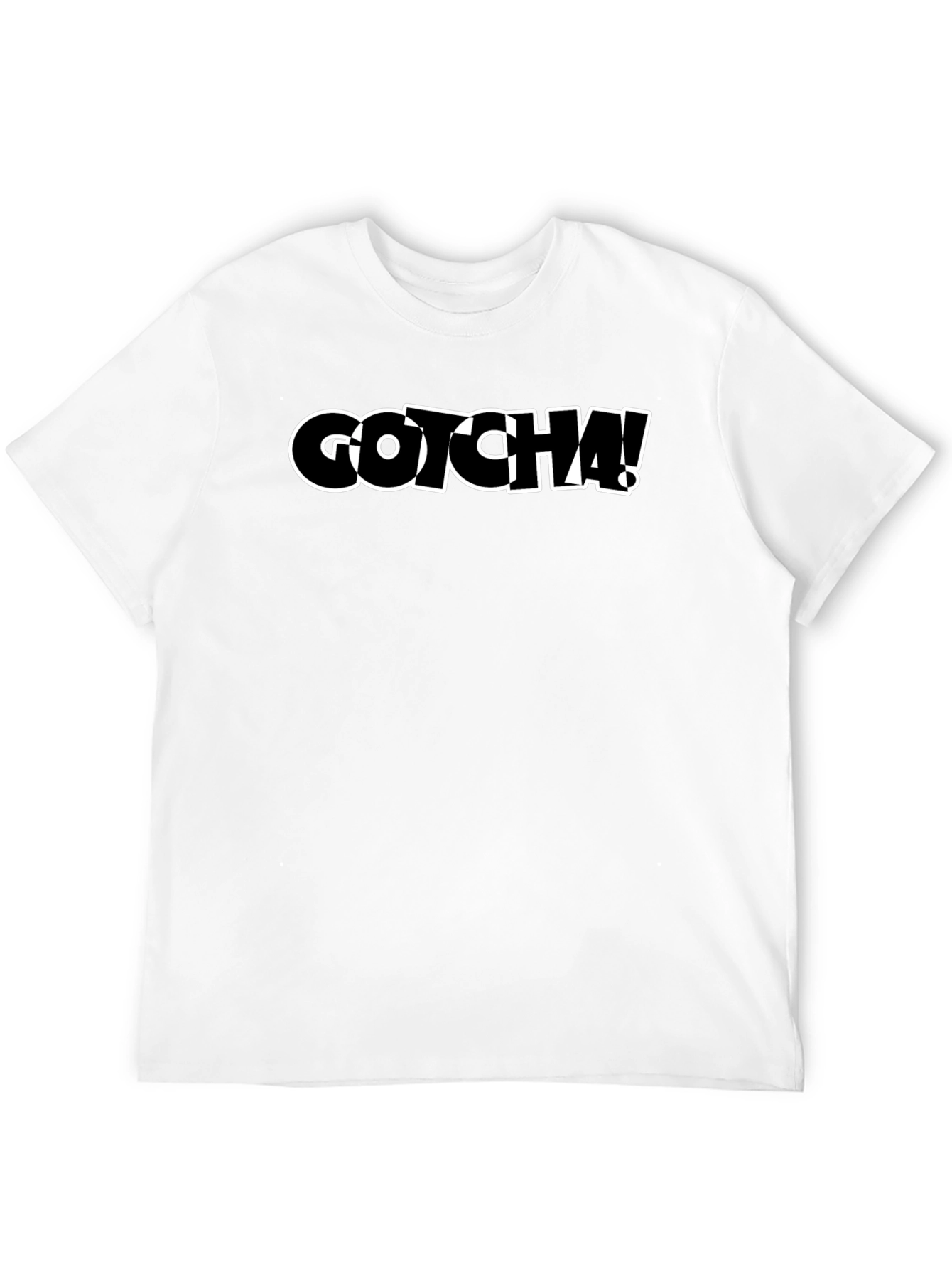 Gotcha! Graphic Tee - Cool Black T-Shirt