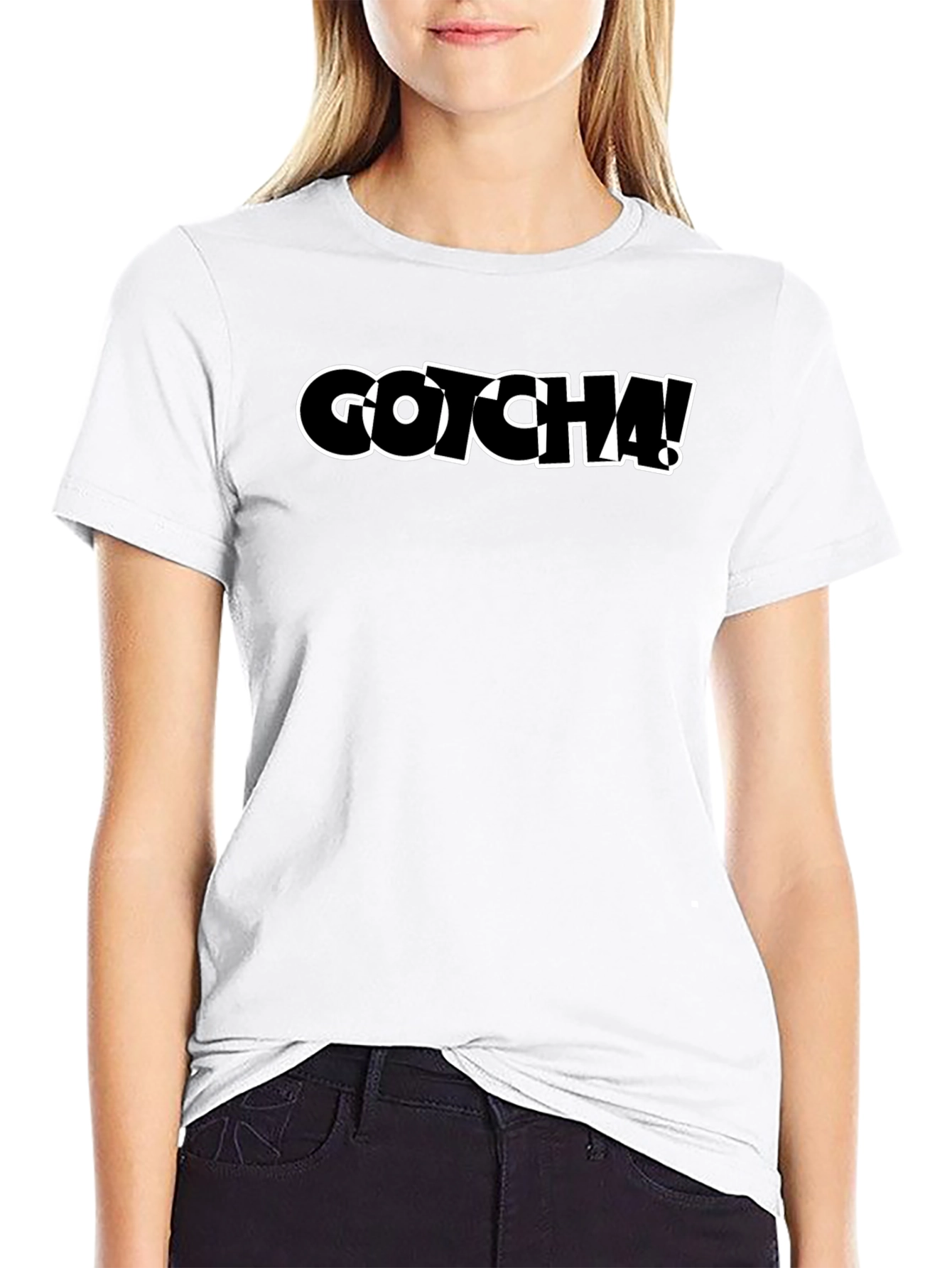 Gotcha! Graphic Tee - Cool Black T-Shirt